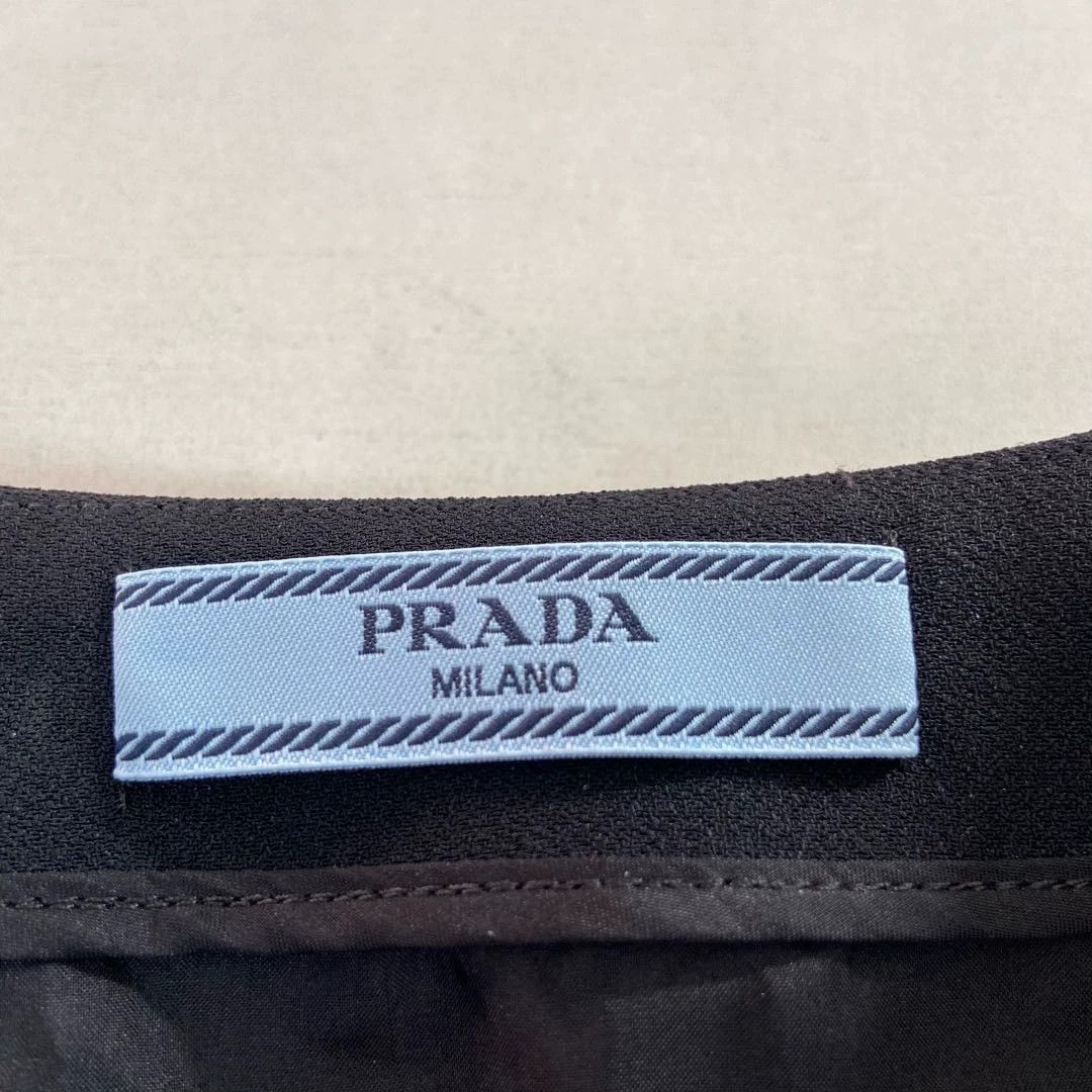 Prada Prada crystal black skirt IT 38 Size 26" / US 2 / IT 38 - 7 Thumbnail