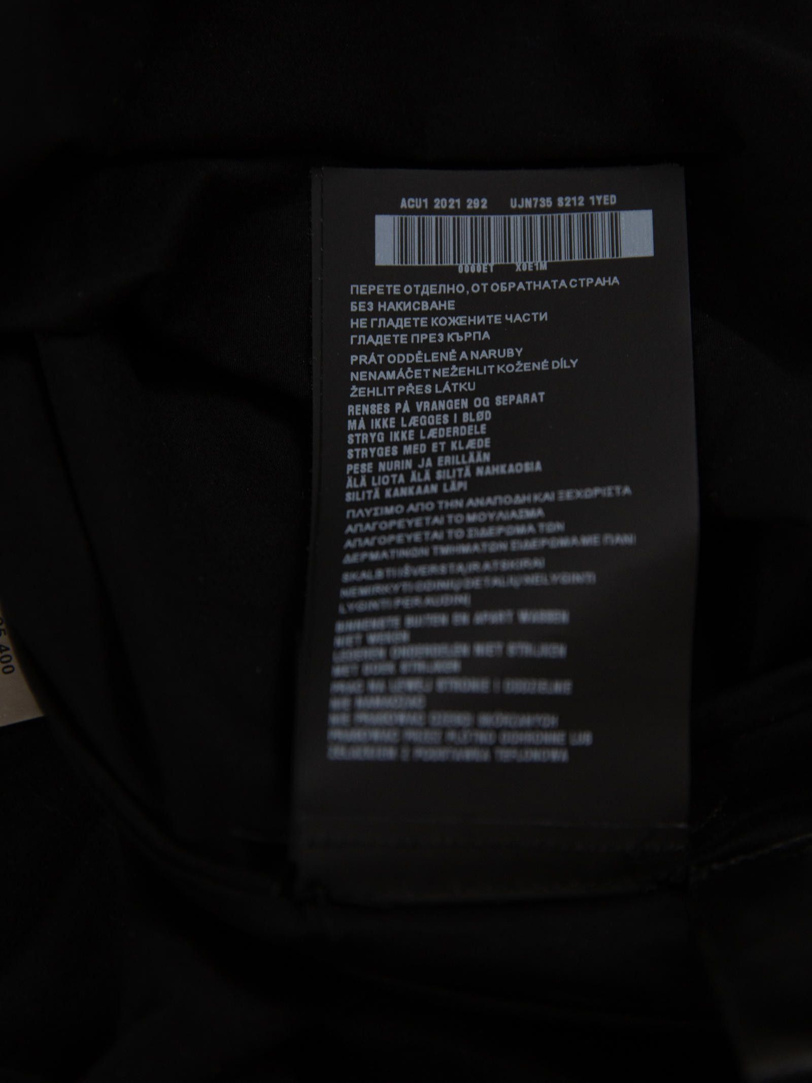 Prada Prada Mens Re-Nylon Black Sleeve Pocket T-Shirt Size US XL / EU 56 / 4 - 7 Thumbnail
