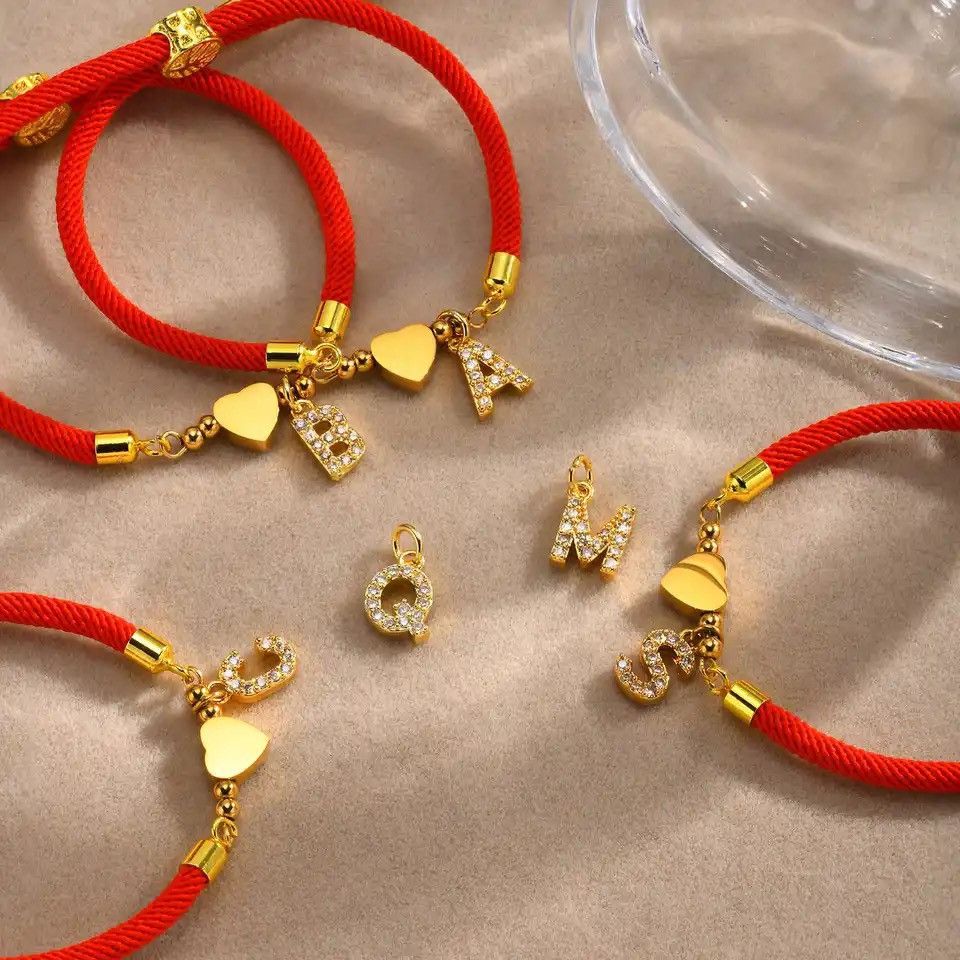 Other A-Z Letters Love Heart Bracelet Size ONE SIZE - 2 Thumbnail