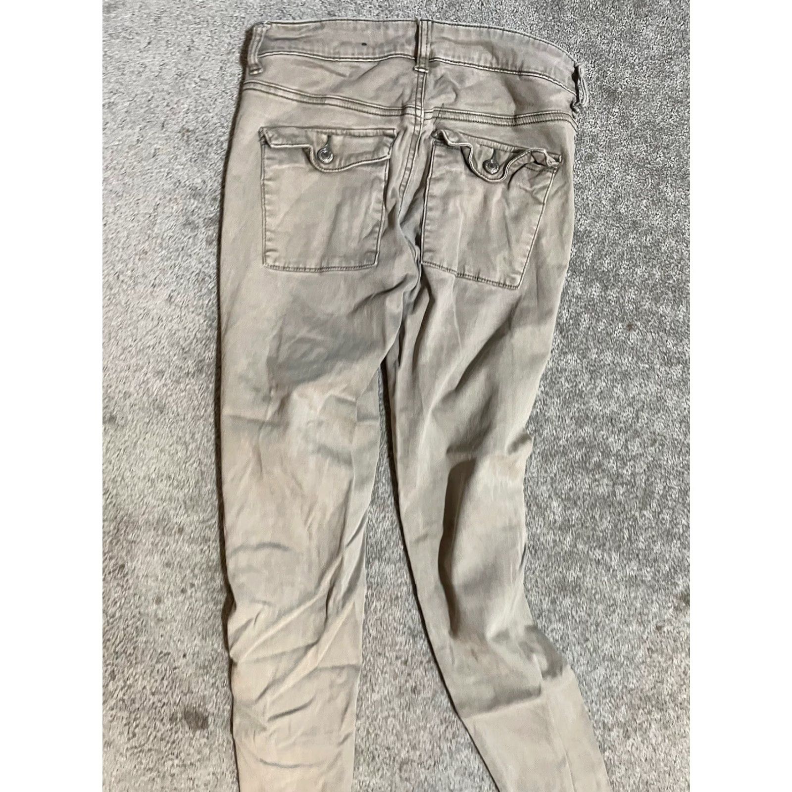 American Eagle Outfitters VINTAGE American Eagle Outfitters Super Stretch Hi-Rise Jegging Pants Brown 4 Regular Womens Corduroy Stretch Jeans Size 27" / US 4 / IT 40 - 4 Thumbnail
