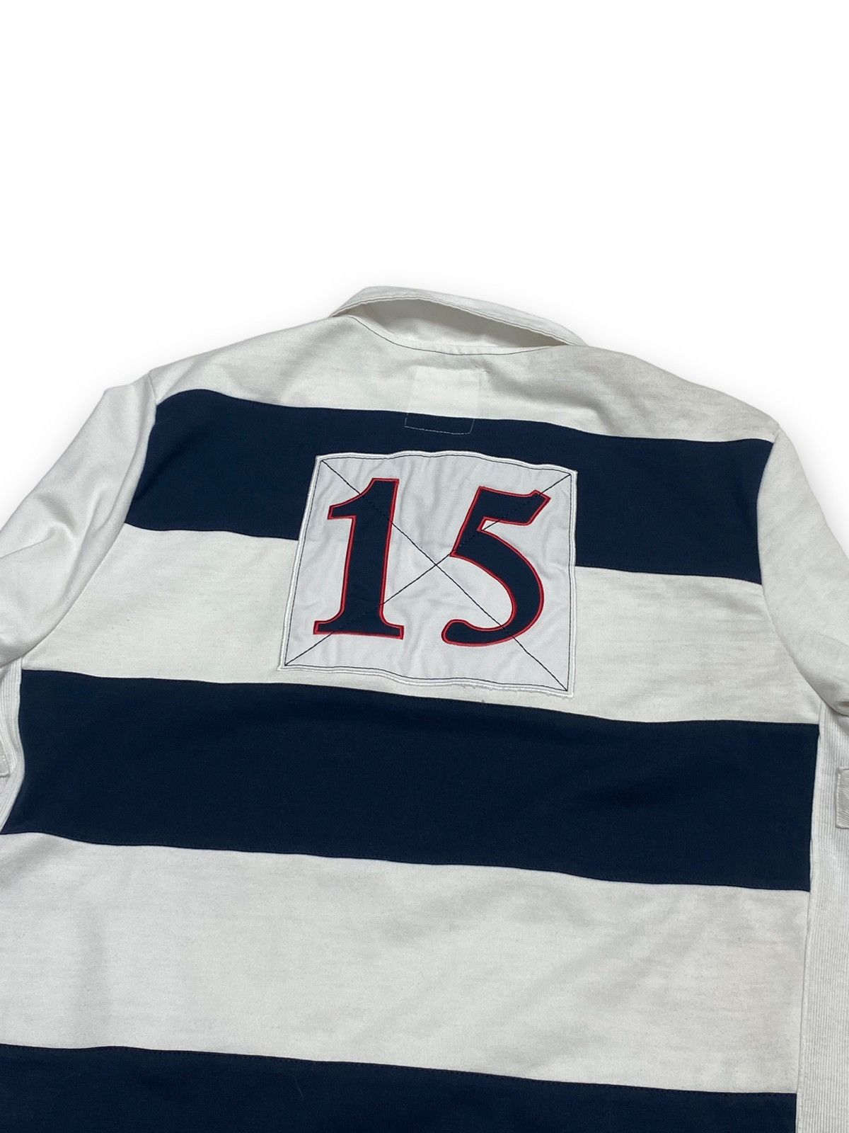 Vintage Vintage ENGLAND RUGBY Striped Sweatshirt N 15 Size US XL / EU 56 / 4 - 6 Thumbnail