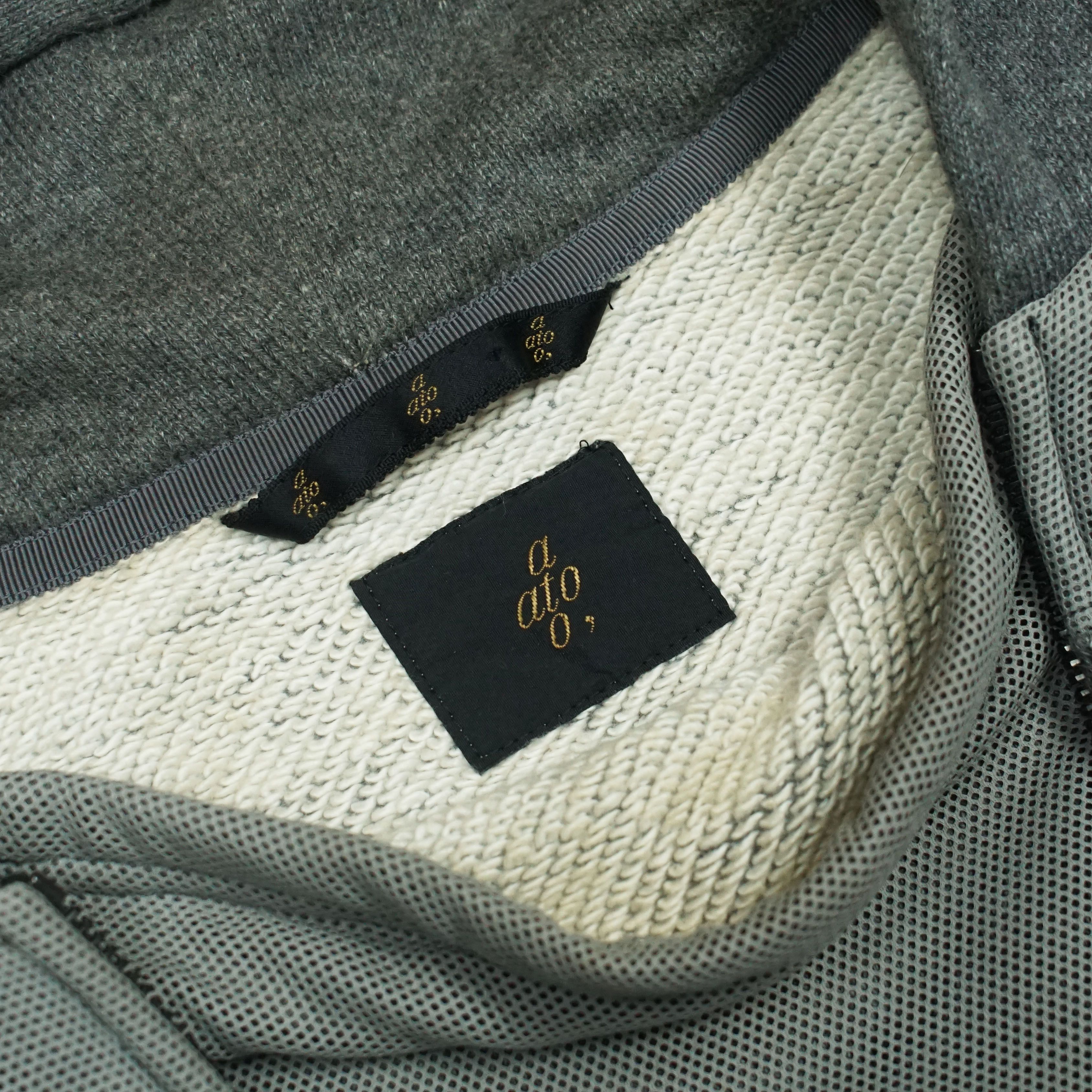 Ato Matsumoto *NoTariff Ato Matsutomo Double Layer Zip Hoodie Size US M / EU 48-50 / 2 - 6 Thumbnail