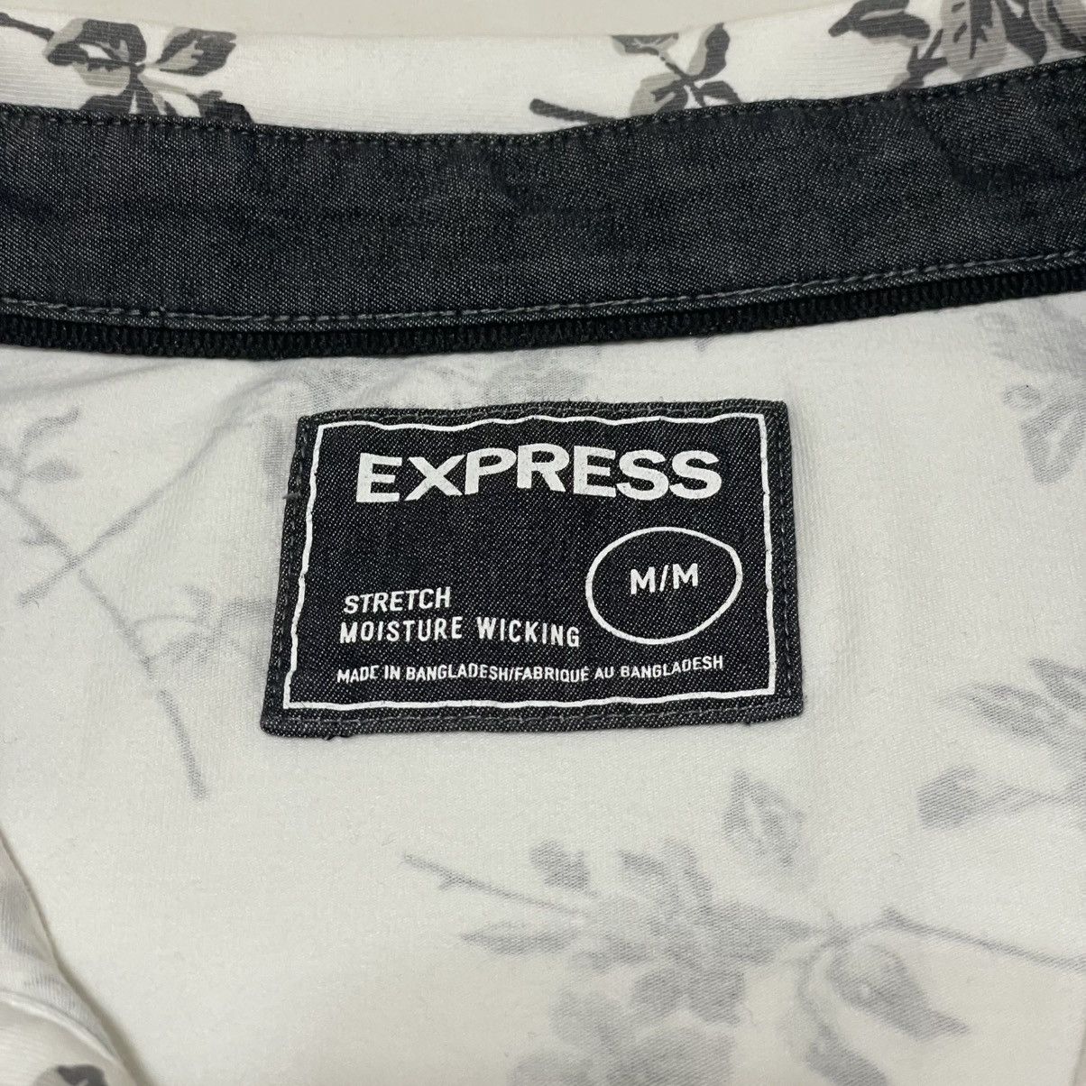 Express Slim-fit Flower Shirt Size US M / EU 48-50 / 2 - 4 Thumbnail