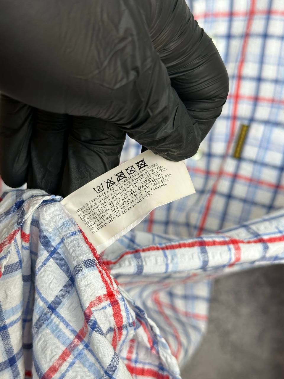 Giorgio Armani Armani Jeans Vintage Check Button Up Shirt Textured Pattern Size US XL / EU 56 / 4 - 14 Thumbnail