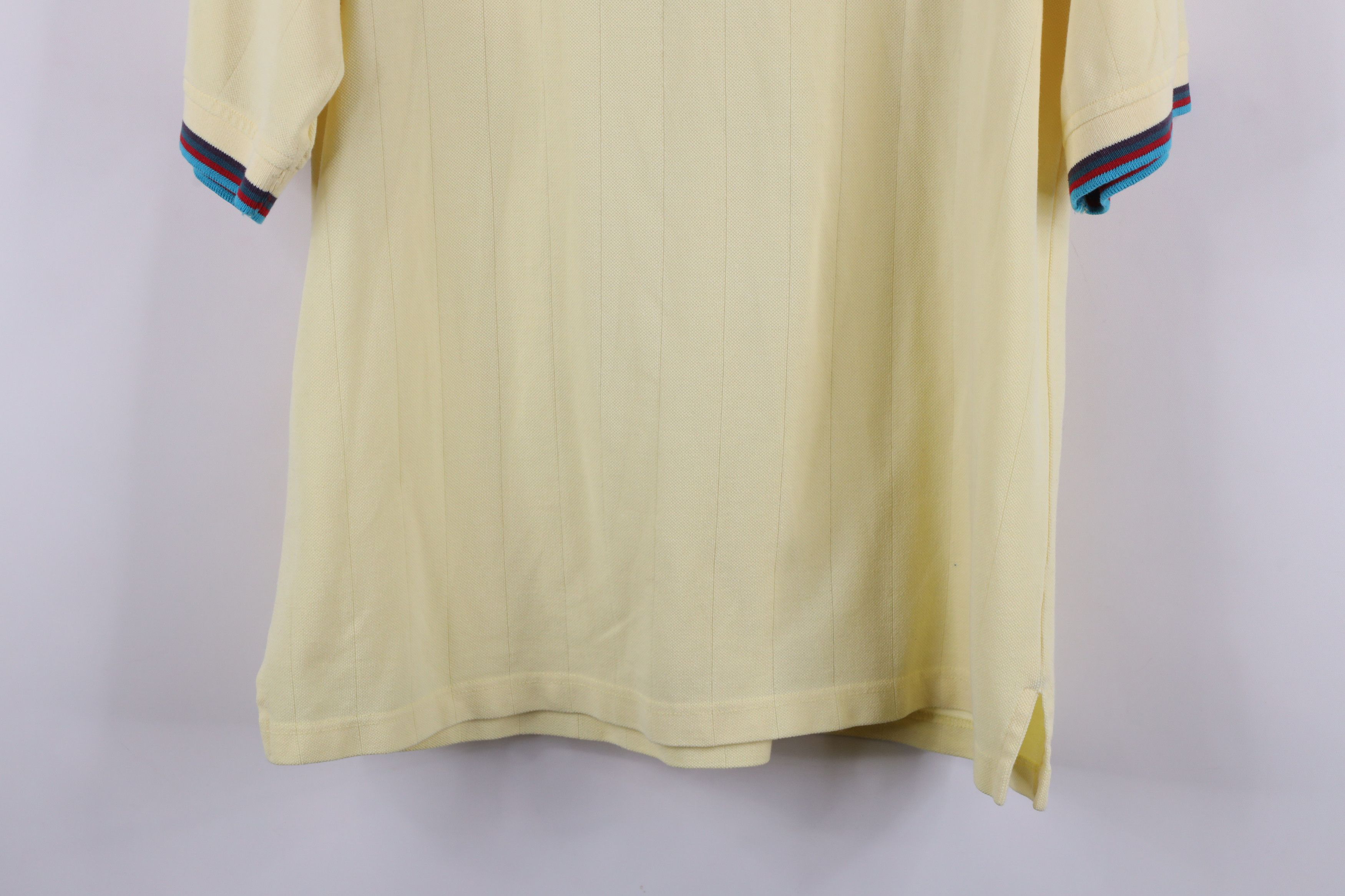 Vintage Vintage 90s Streetwear Striped Knit Collared Polo Shirt Size US M / EU 48-50 / 2 - 14 Thumbnail