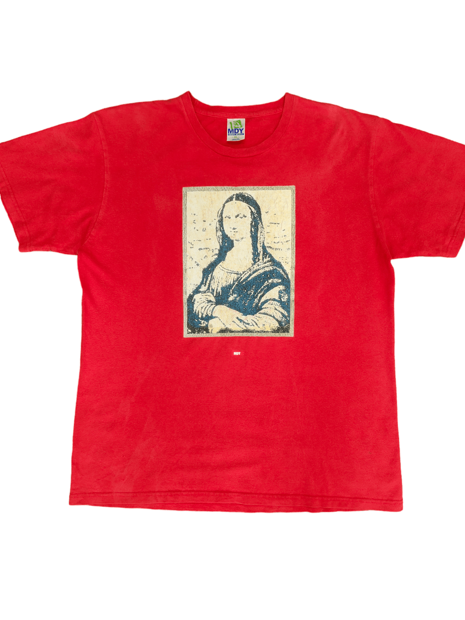 Vintage Vintage Mackdaddy Mona Lisa By Leonardo da Vinci Art T-Shirt Size US L / EU 52-54 / 3 - 2 Thumbnail