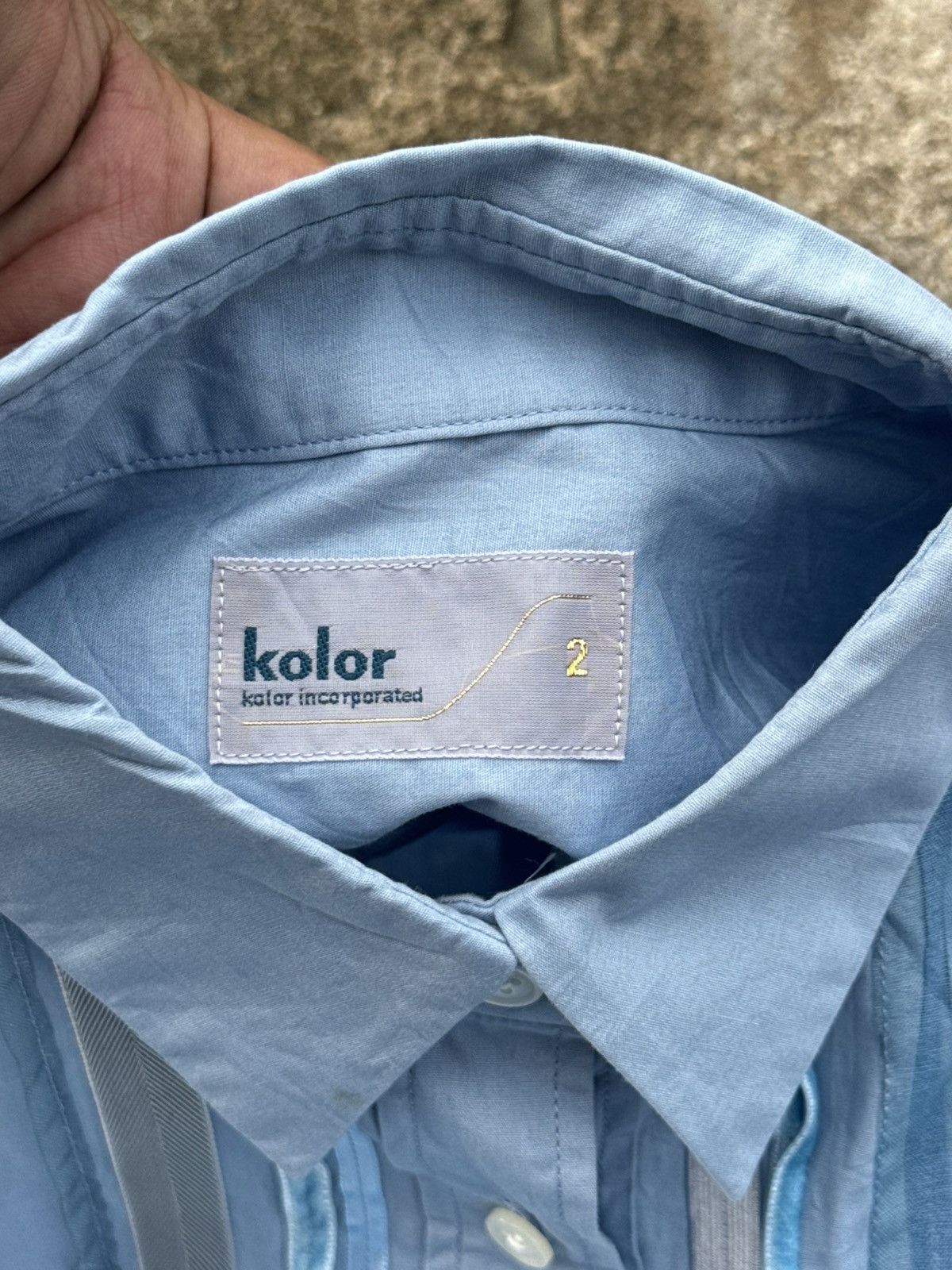 Kolor × Sacai Kolor Japan Button Shirt Cdg Junya Styled Size US M / EU 48-50 / 2 - 4 Thumbnail
