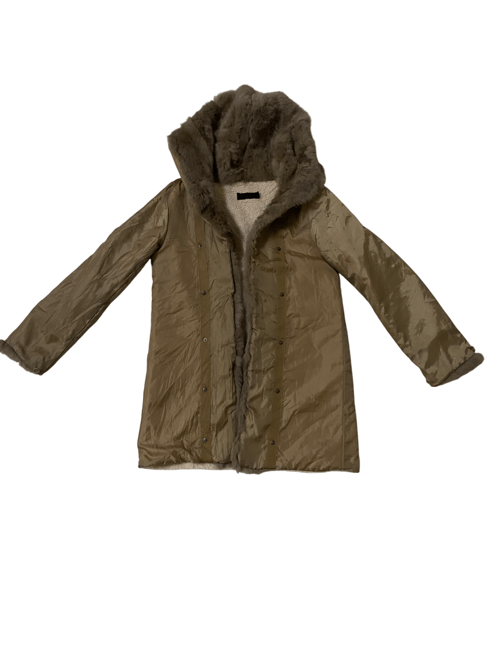 And A And A Rabbit Fur Open Hoodie Jacket Size US M / EU 48-50 / 2 - 3 Thumbnail