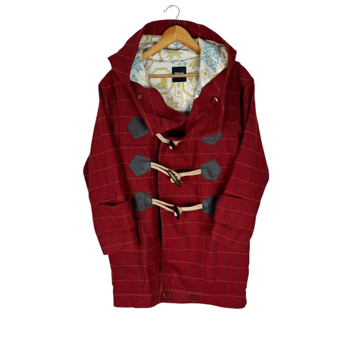 Issey Miyake 🌟NE NET ISSEY MIYAKE HOODIE DUFFLE LONG JACKET Size US M / EU 48-50 / 2 - 2 Thumbnail