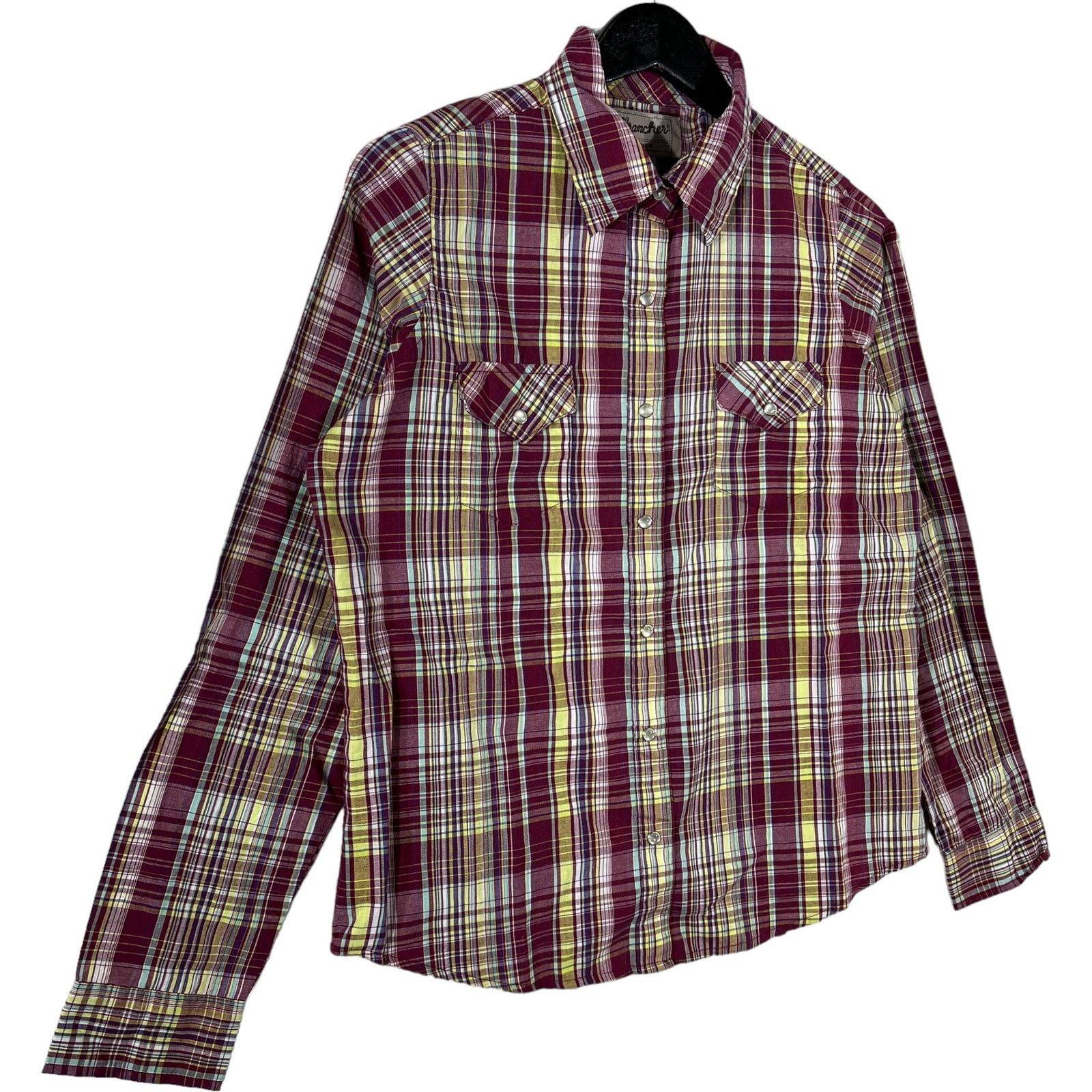 Vintage Women's Wrancher Wrangler Plaid Flannel Size US M / EU 48-50 / 2 - 4 Thumbnail