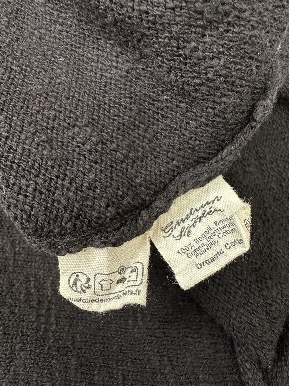 Gudrun Sjoden GUDRUN SJODEN 100% Organic Cotton Black Basic Sweater Size XS / US 0-2 / IT 36-38 - 8 Thumbnail