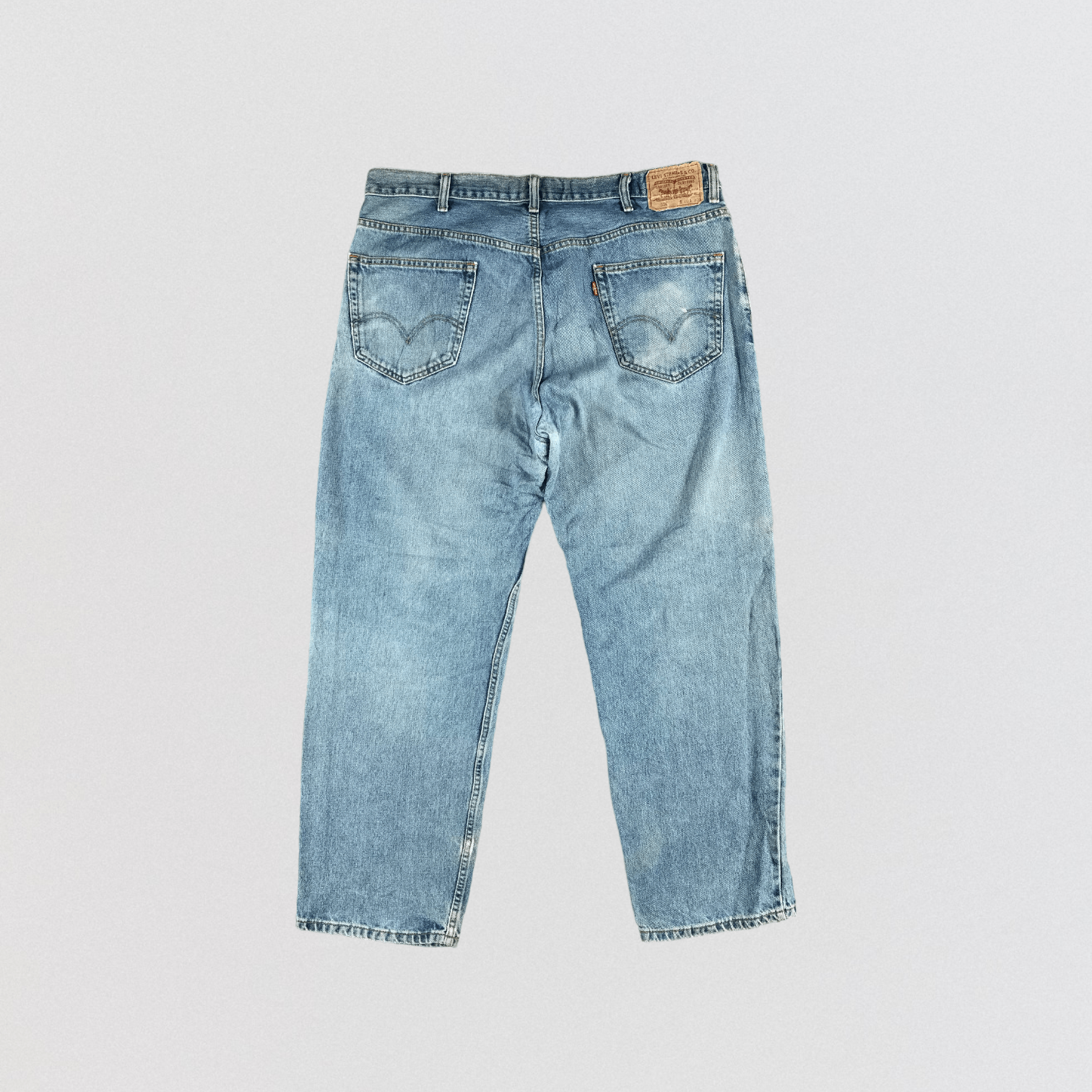 Levi's × Vintage Vintage Light Wash Levis 550 Jeans-JM2839 Size US 41 - 2 Thumbnail