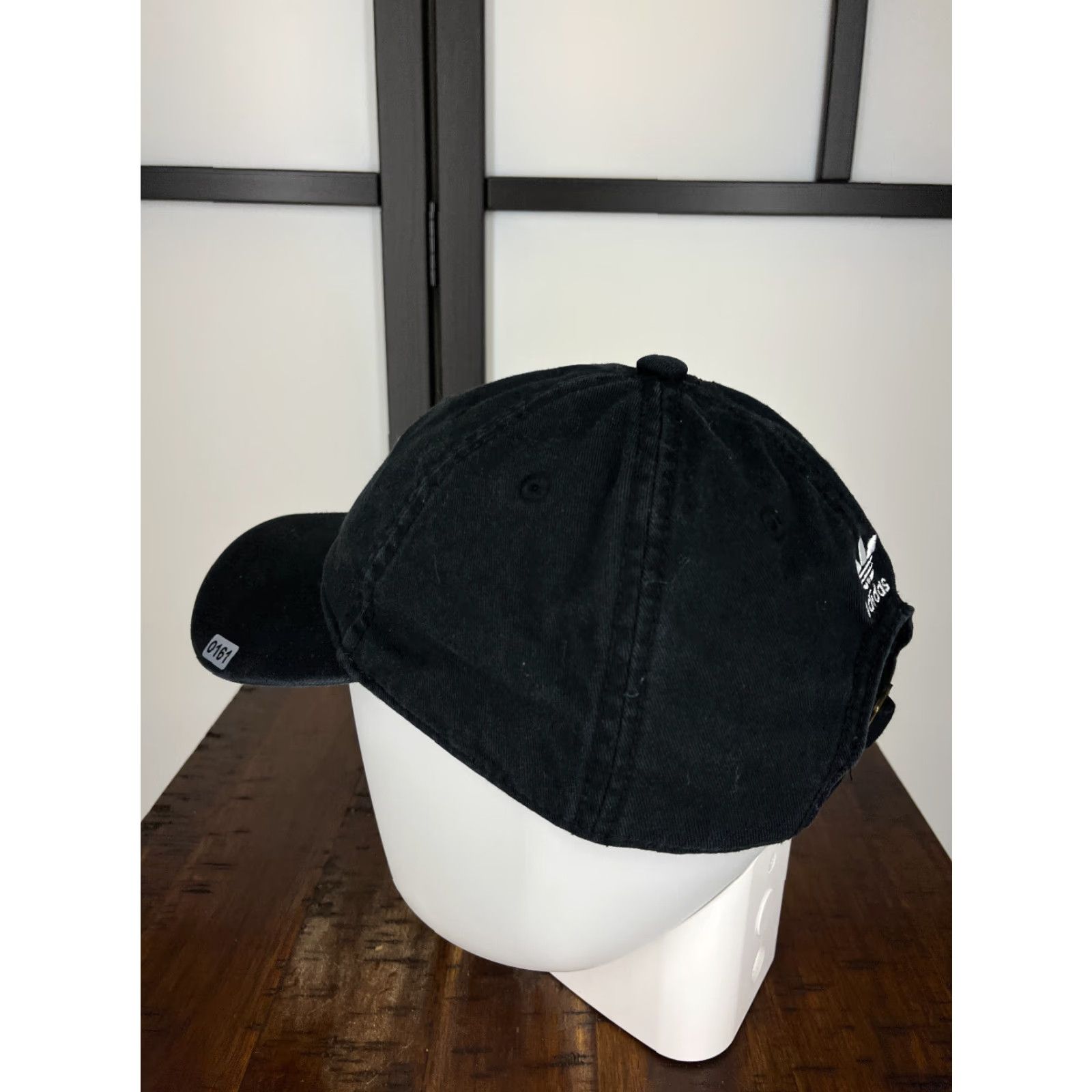 Adidas adidas Hat Cap Baseball Cap Strap Back Mens One Size Black 100% Cotton Twill 3 Stripes Golf Golfer Size ONE SIZE - 5 Thumbnail