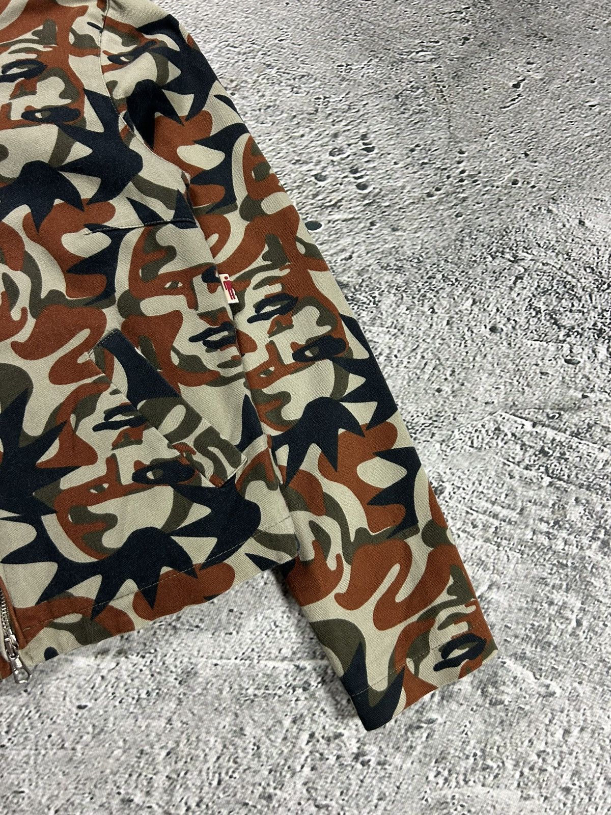 Jean Paul Gaultier Jean Paul Gaultier denim jacket AW 2001 JPG Jeans Faces Camo Size S / US 4 / IT 40 - 4 Thumbnail