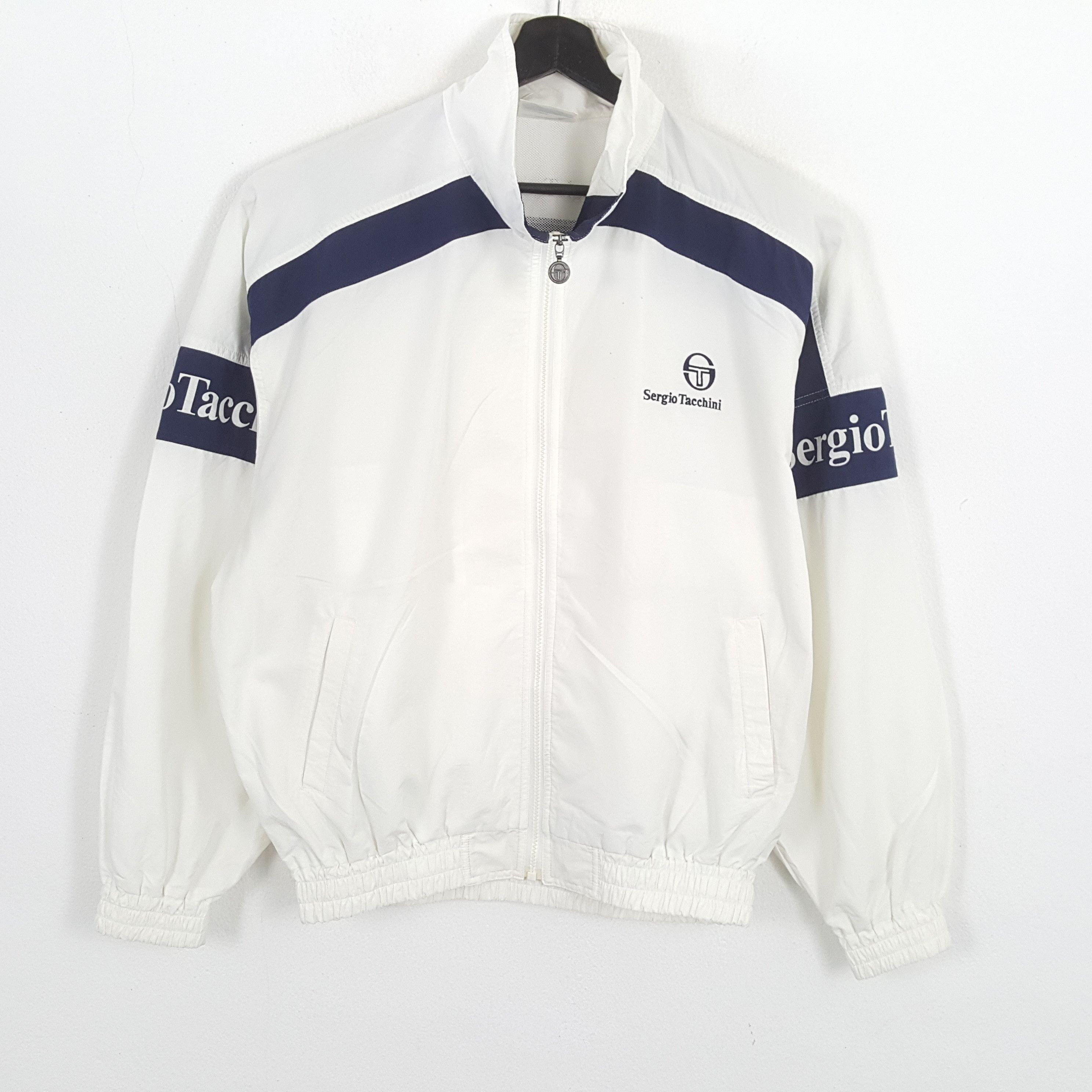 Sergio Tacchini × Vintage SERGIO TACCHINI Logo Design Sportswear Style Jacket Size US XL / EU 56 / 4 - 1 Thumbnail
