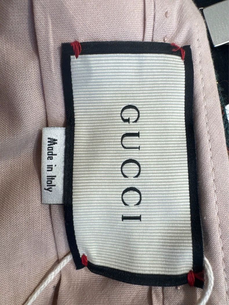 Gucci Gucci Dark green logo old flower full print casual trousers Size US 38 / EU 54 - 4 Thumbnail