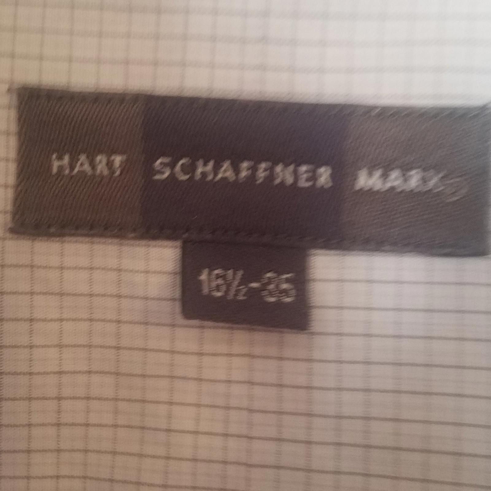 Hart Schaffner Marx Hart Schaffner Marx Gray/White Checker Shirt 16 1/2 35 Size 38R - 3 Thumbnail