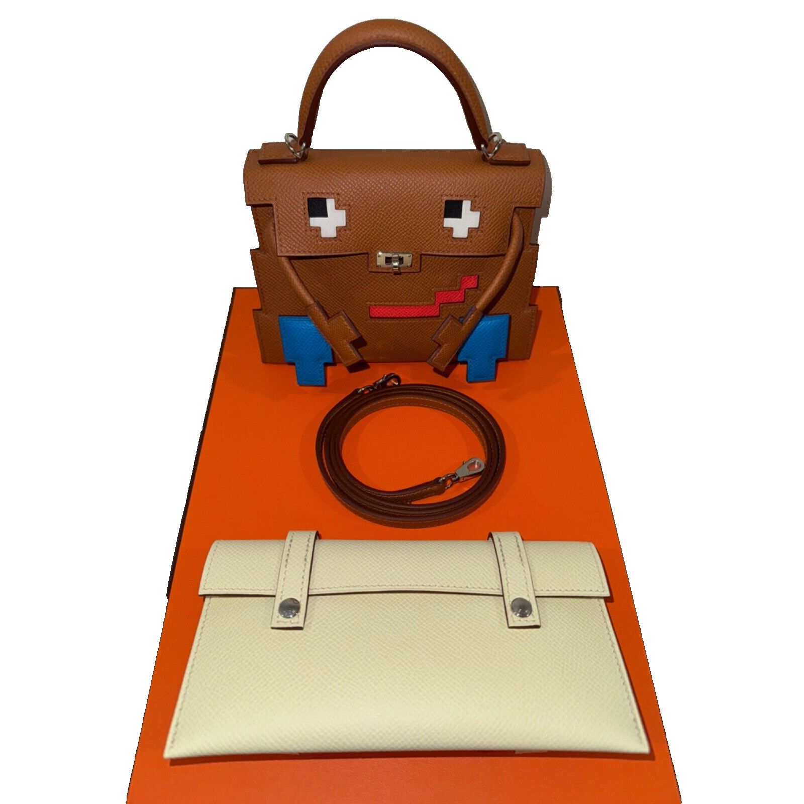 Hermes Hermes Kelly 20 Pochette Gold Epsom Quelle Idole Bag Size ONE SIZE - 5 Thumbnail