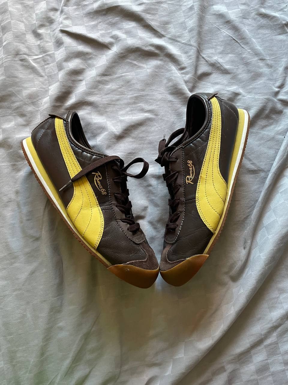 Puma Puma Roma ‘68 OG Brown yellow Speedcat Size US 9 / EU 42 - 1 Thumbnail