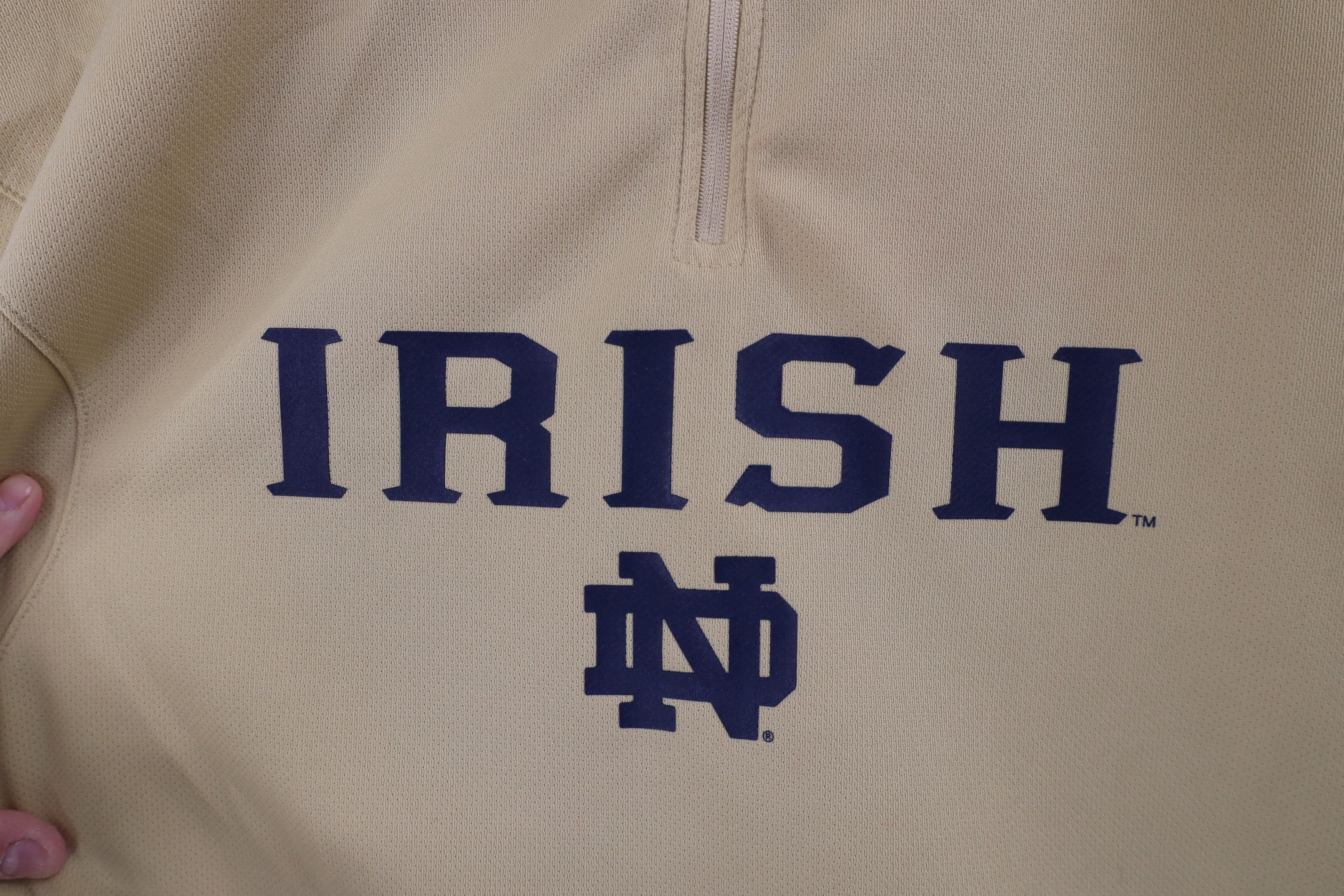 Adidas Adidas Notre Dame University Football Team Issued Sweater Size US XL / EU 56 / 4 - 5 Thumbnail