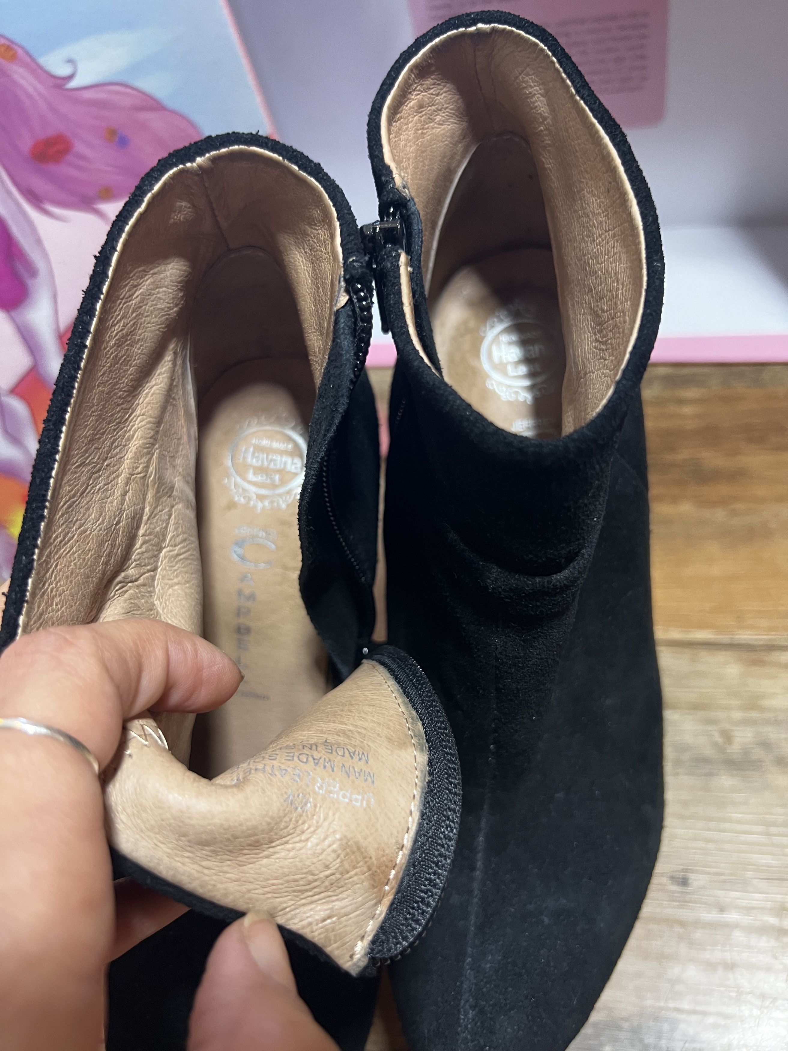 Jeffrey Campbell RARE Deadstock Jeffery Campbell ICY Barbie Head Suede Boots Size US 7.5 / IT 37.5 - 8 Thumbnail