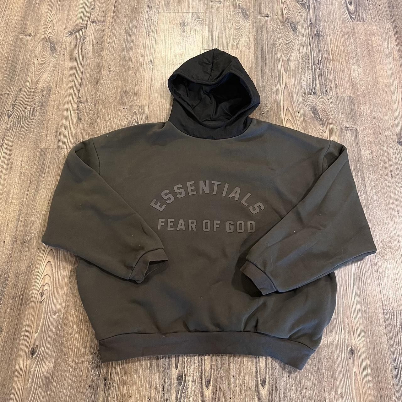 FOG Fear of God Essentials Pullover Hoodie Applique Logo Size US M / EU 48-50 / 2 - 1 Thumbnail