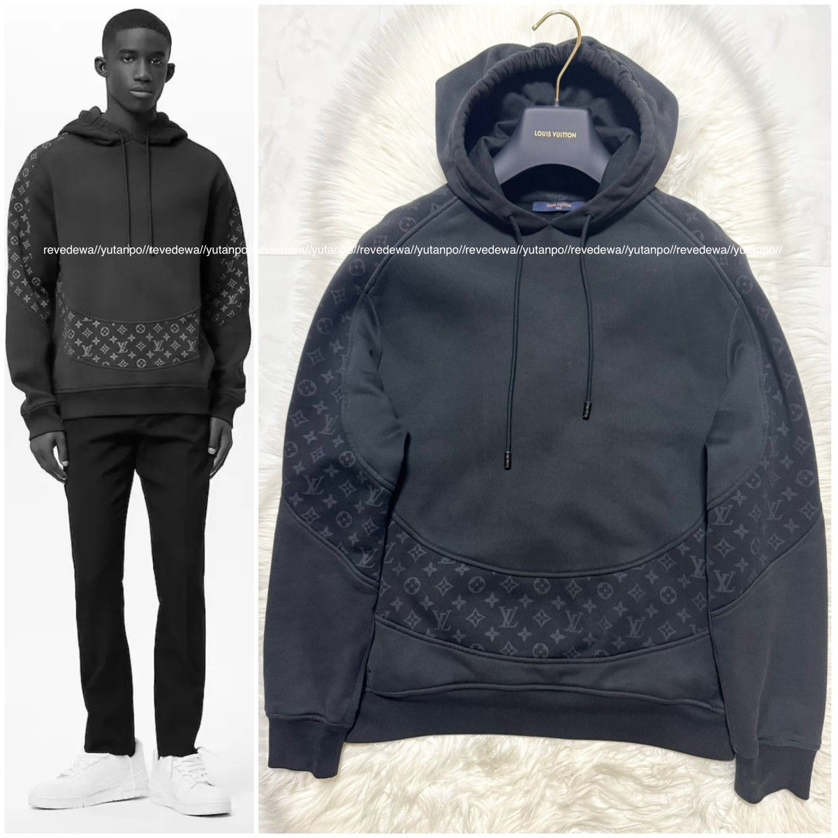 Louis Vuitton Authentic Louis Vuitton Circle Monogram Hoodie Pullover Size US S / EU 44-46 / 1 - 1 Thumbnail