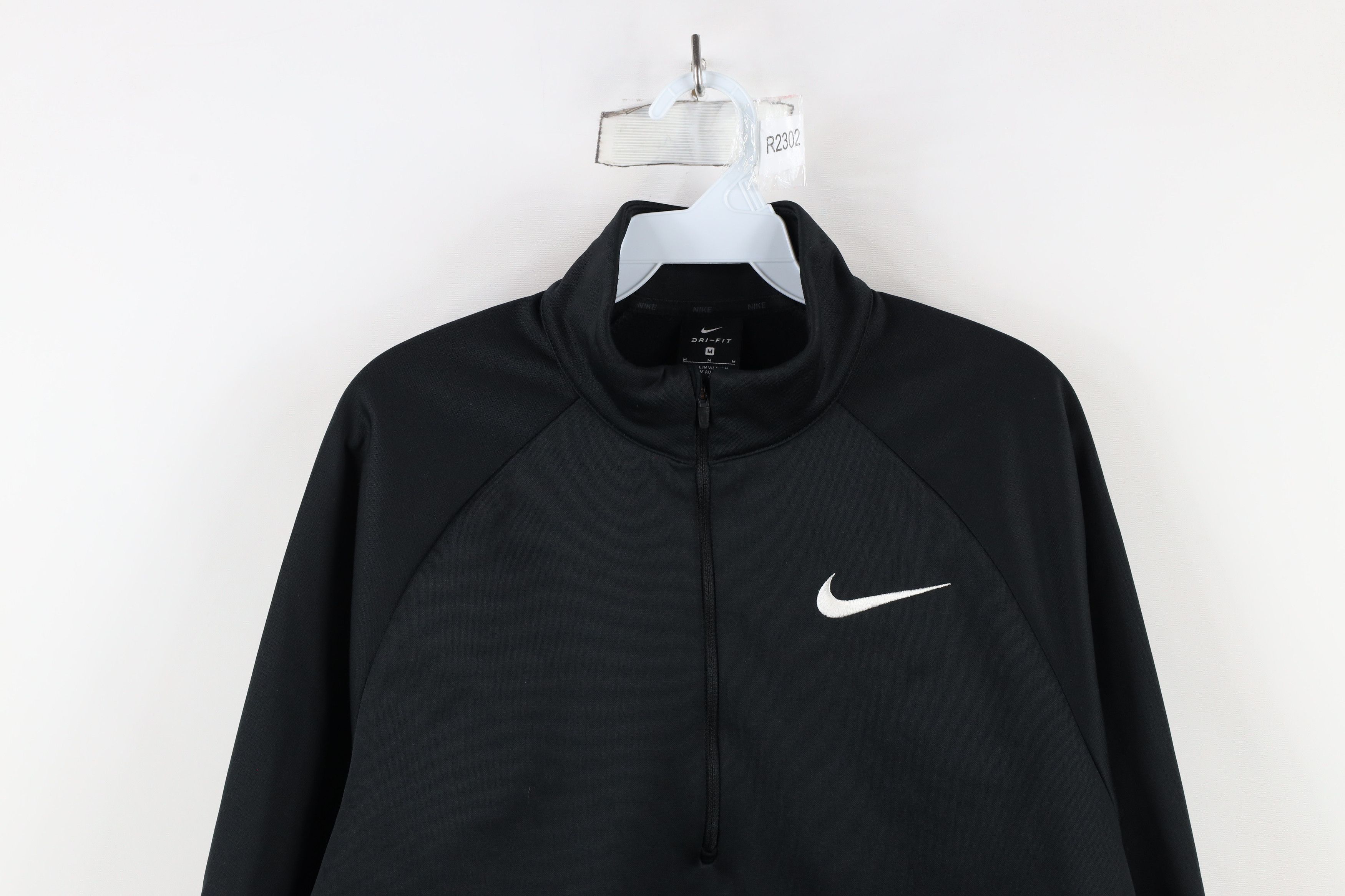 Nike × Vintage Vintage Nike Mini Swoosh Fleece Lined Half Zip Sweatshirt Size US M / EU 48-50 / 2 - 2 Thumbnail
