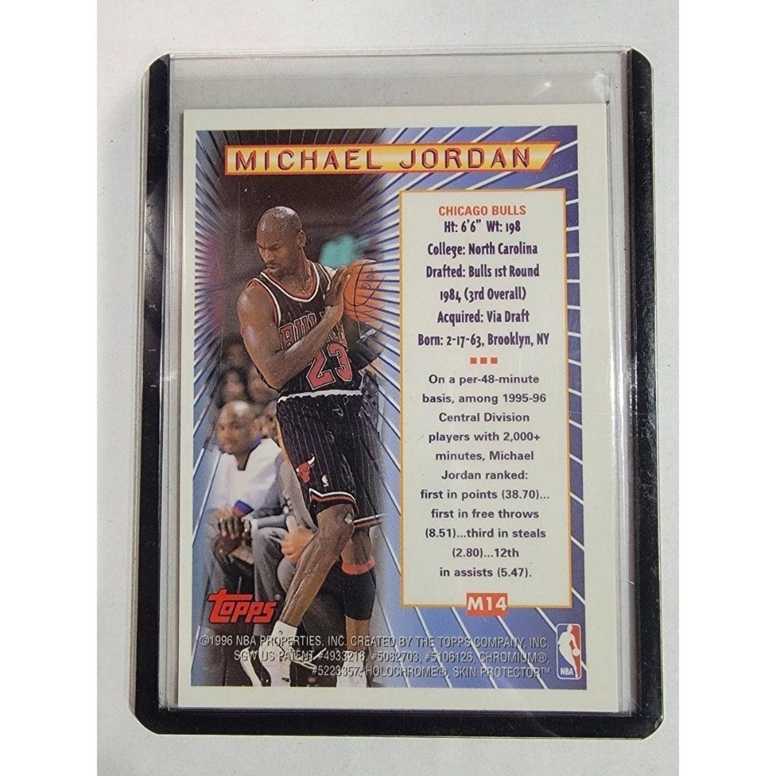 Other Michael Jordan Unpeeled 1996-97 Topps Finest Mystery #M14 Size ONE SIZE - 1 Thumbnail