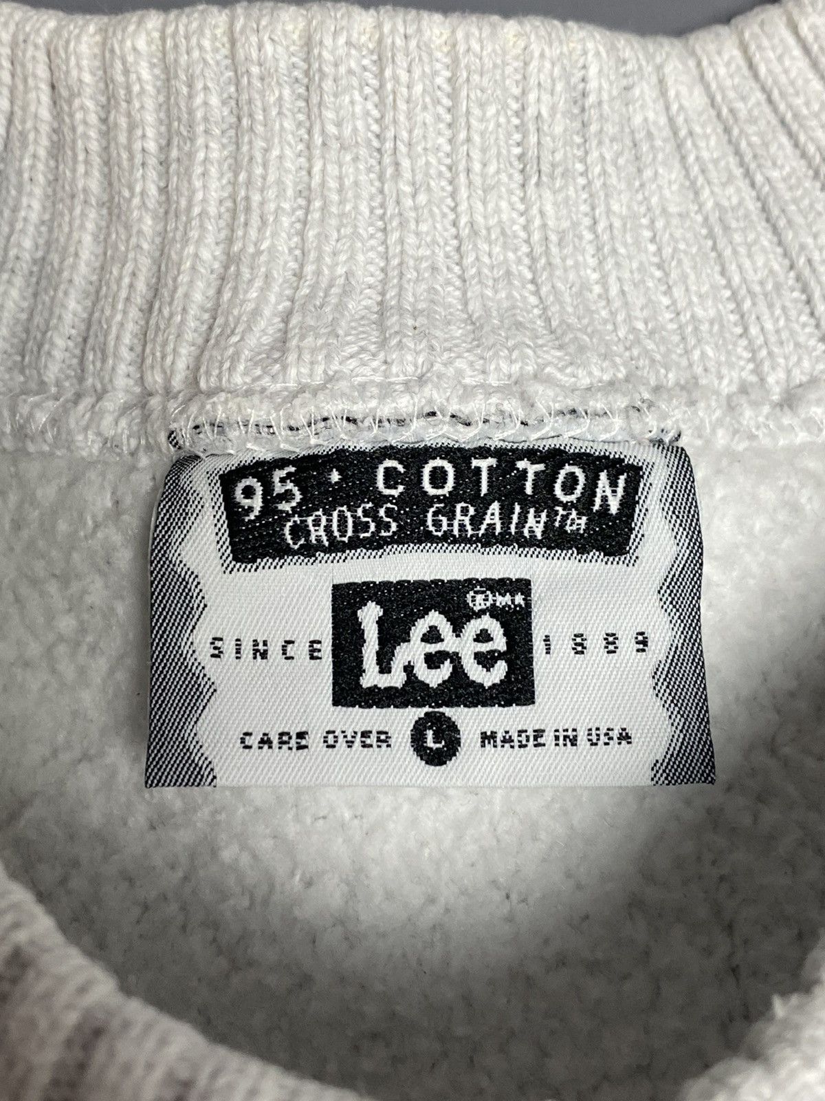 Lee 90s Lee Cross Grain Heavyweight Sweatshirt Relaxed Fit L USA Size US L / EU 52-54 / 3 - 2 Thumbnail