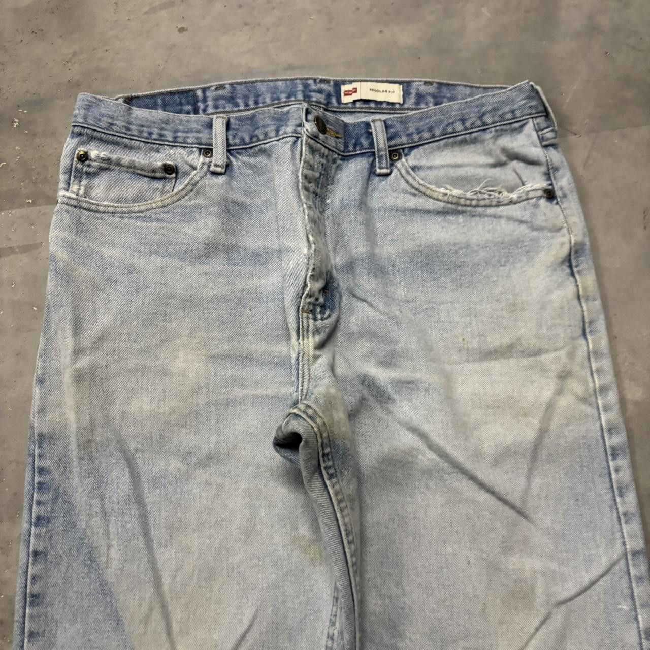 Japanese Brand × Vintage Vintage Y2K/2000s Light Blue Wash Essential Denim Jeans! Size US 34 / EU 50 - 5 Thumbnail