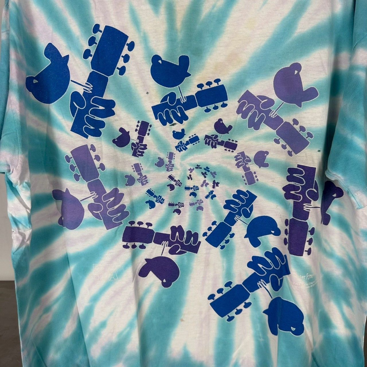 Band Tees Vtg 90s Woodstock Music Festival Music and Peace Tie-dye Tee Size US XXL / EU 58 / 5 - 2 Thumbnail