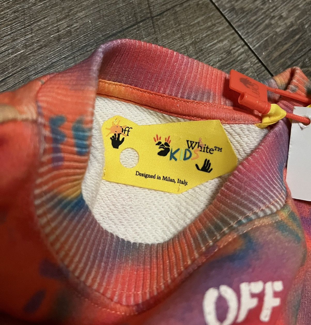 Off-White Off-White Kids Virgil Abloh Tie Dye Sweater Skirt Size 8 Size XXS / US 00 / IT 34 - 2 Thumbnail