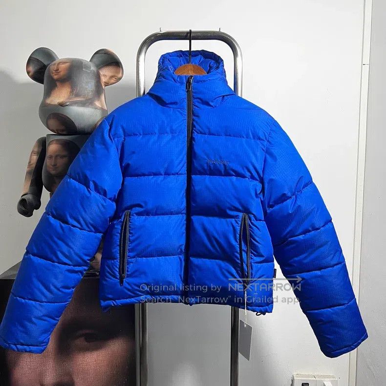 Balenciaga Balenciaga Embroidered Logo Down Jacket Size M / US 6-8 / IT 42-44 - 1 Thumbnail