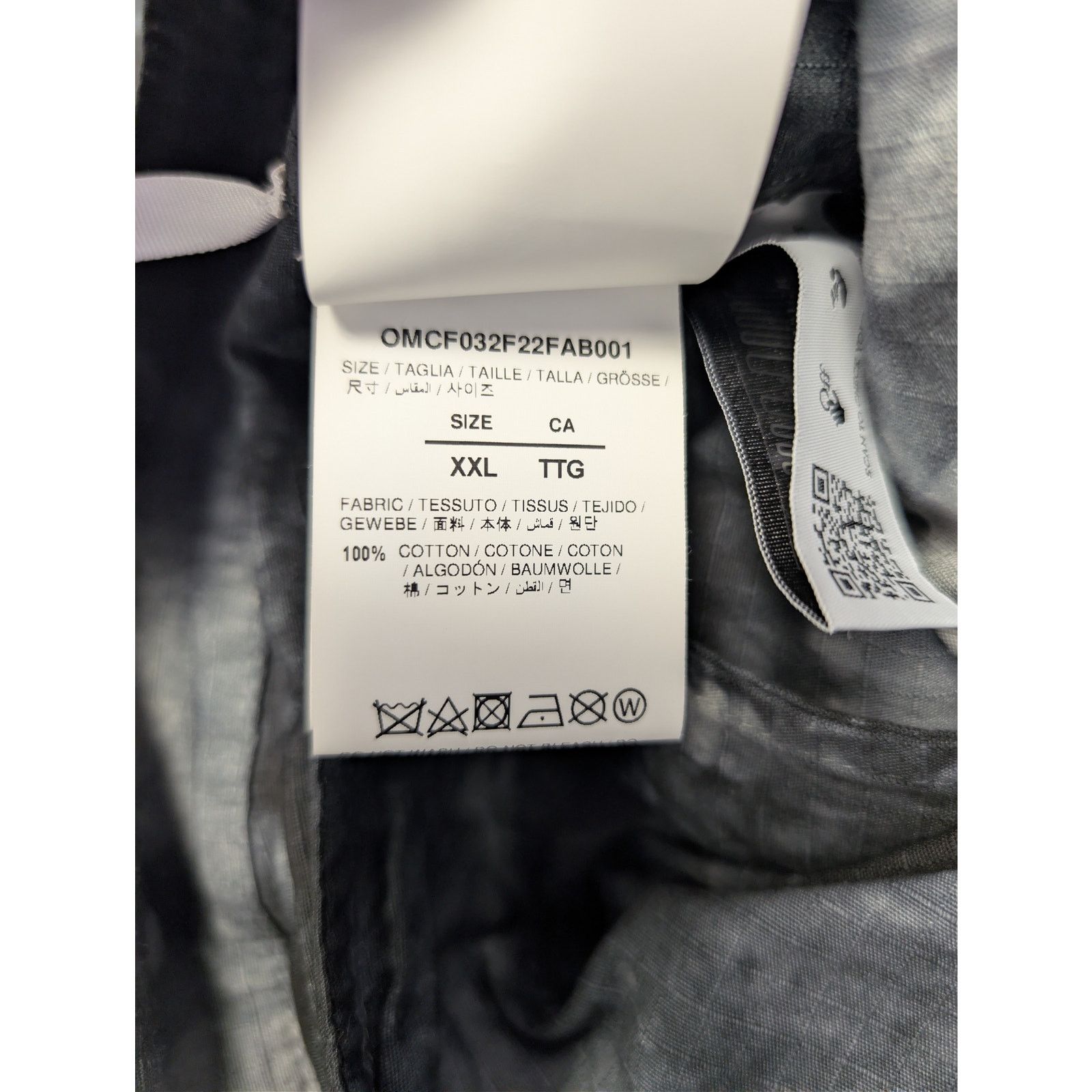Off-White o1rshd1 Bounce Tie Dye Ripstop Cargo Pants Warm Grey / White Size US 38 / EU 54 - 17 Thumbnail