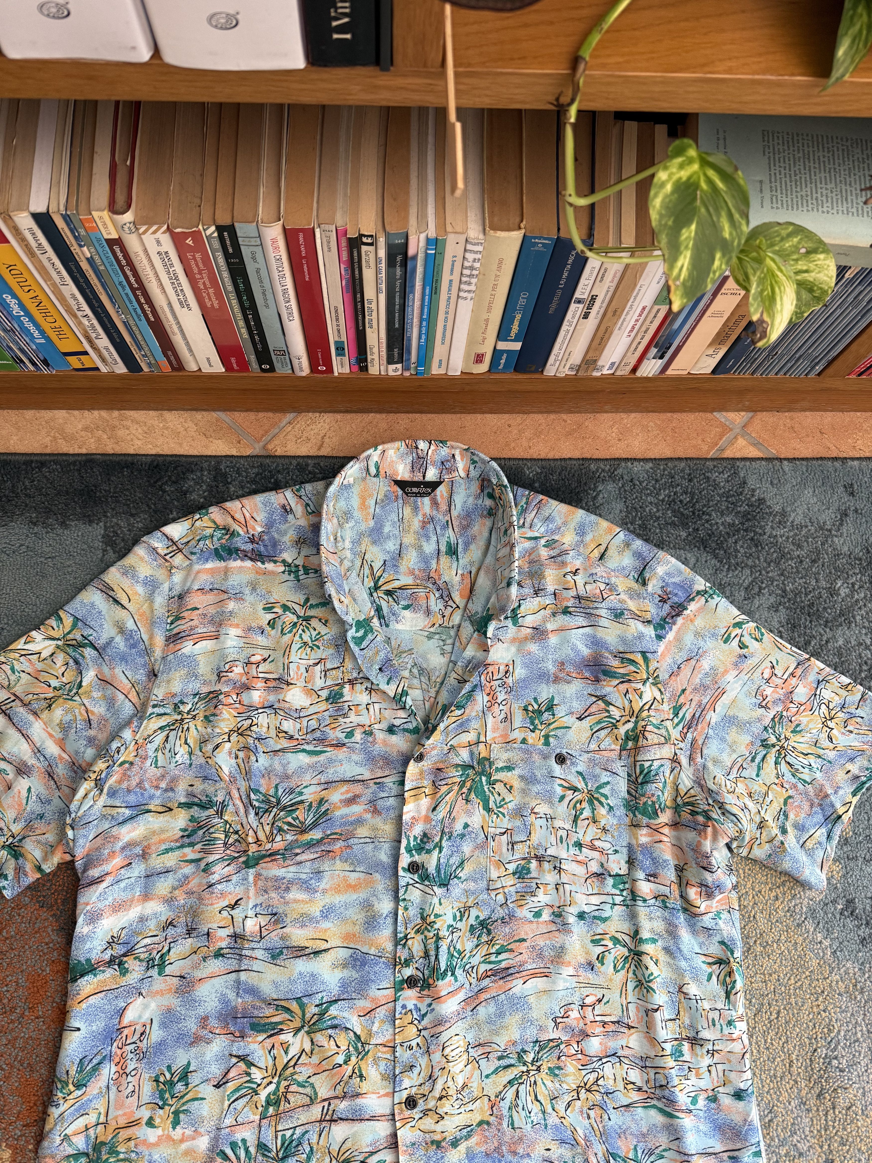 Vintage Vintage 90s Crazy Hawaii Shirt Size US L / EU 52-54 / 3 - 2 Thumbnail