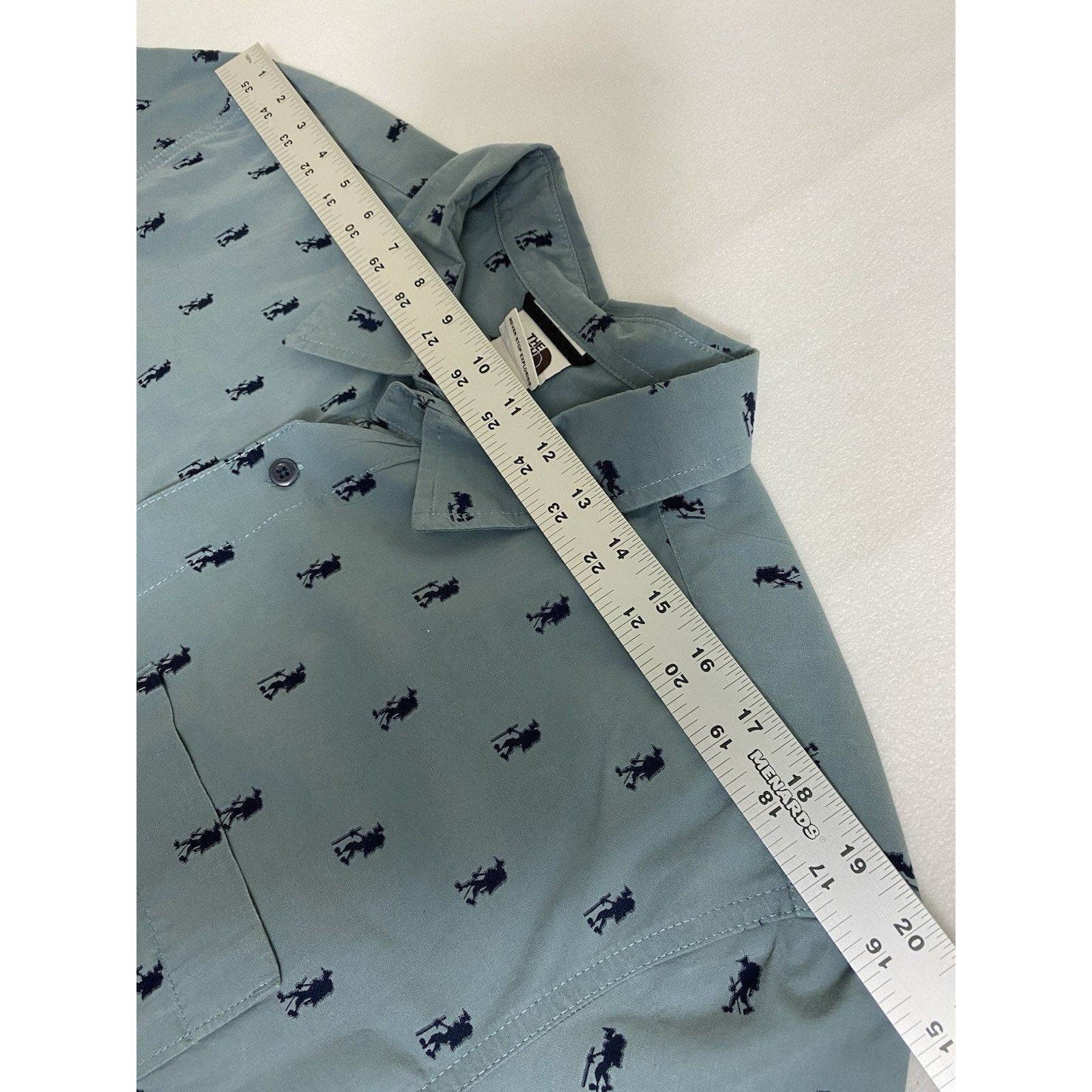 The North Face The North Face Men's XL Blue Short Sleeve Button-Up Shirt Size US XL / EU 56 / 4 - 9 Thumbnail