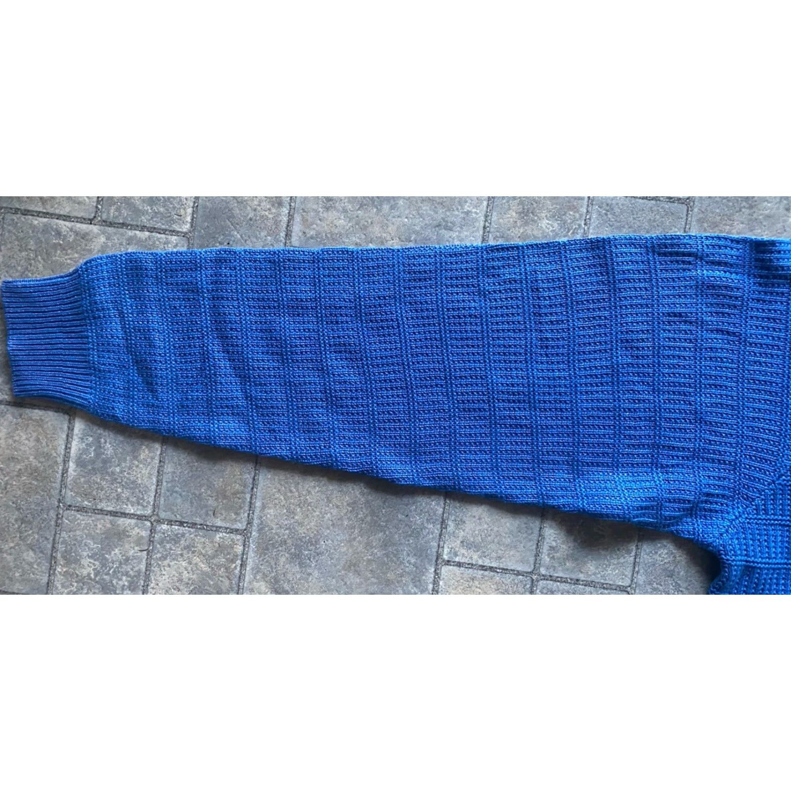 Vintage Cullen Sweater Women’s Blue Silk Cashmere Size L Pullover NWT New Size L / US 10 / IT 46 - 5 Thumbnail