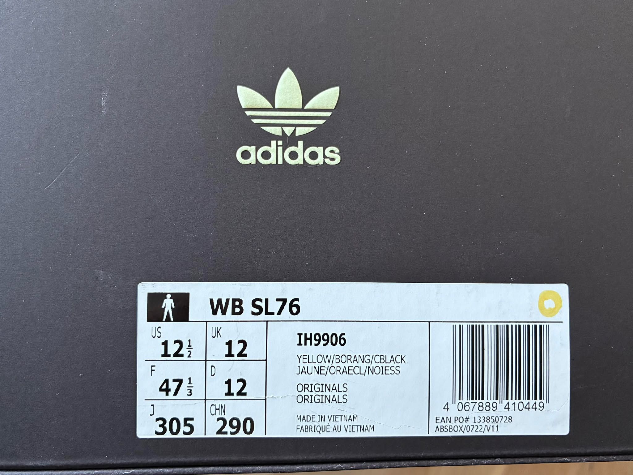 Adidas × Wales Bonner WB SL 76 Size US 12.5 / EU 45-46 - 6 Thumbnail