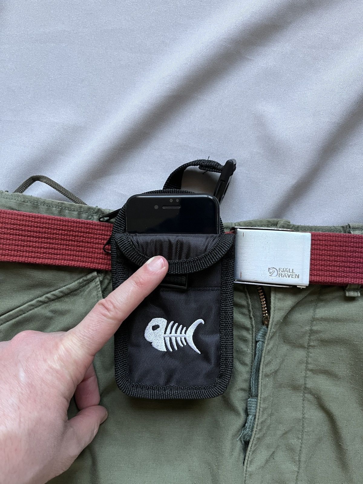 Japanese Brand × Vintage Fishbone Vintage Phone/Documents Belt Small Pouch Bag Size ONE SIZE - 8 Thumbnail