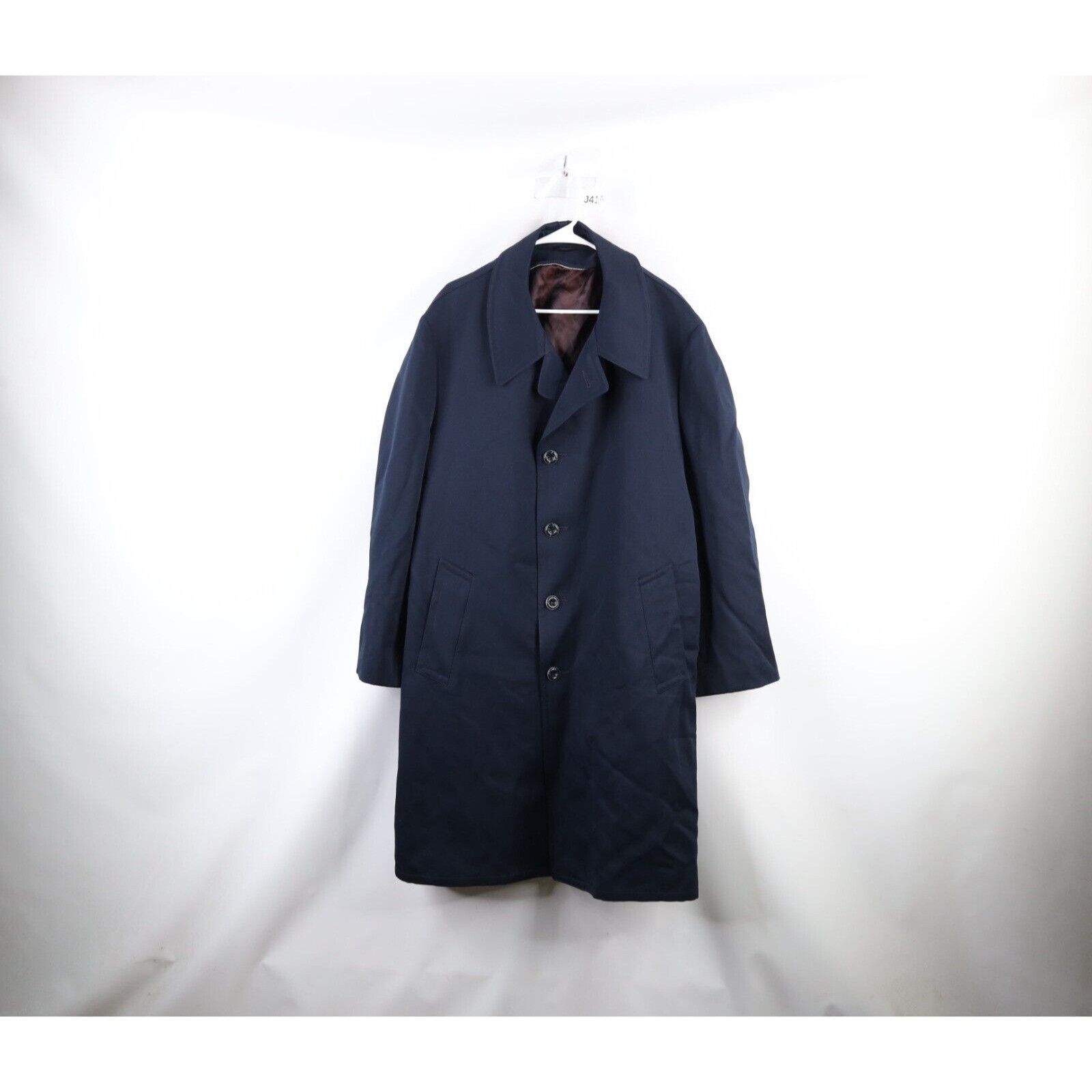 Vintage Vintage 60s 70s Rockabilly Trench Coat Rain Jacket Size US XXL / EU 58 / 5 - 1 Thumbnail