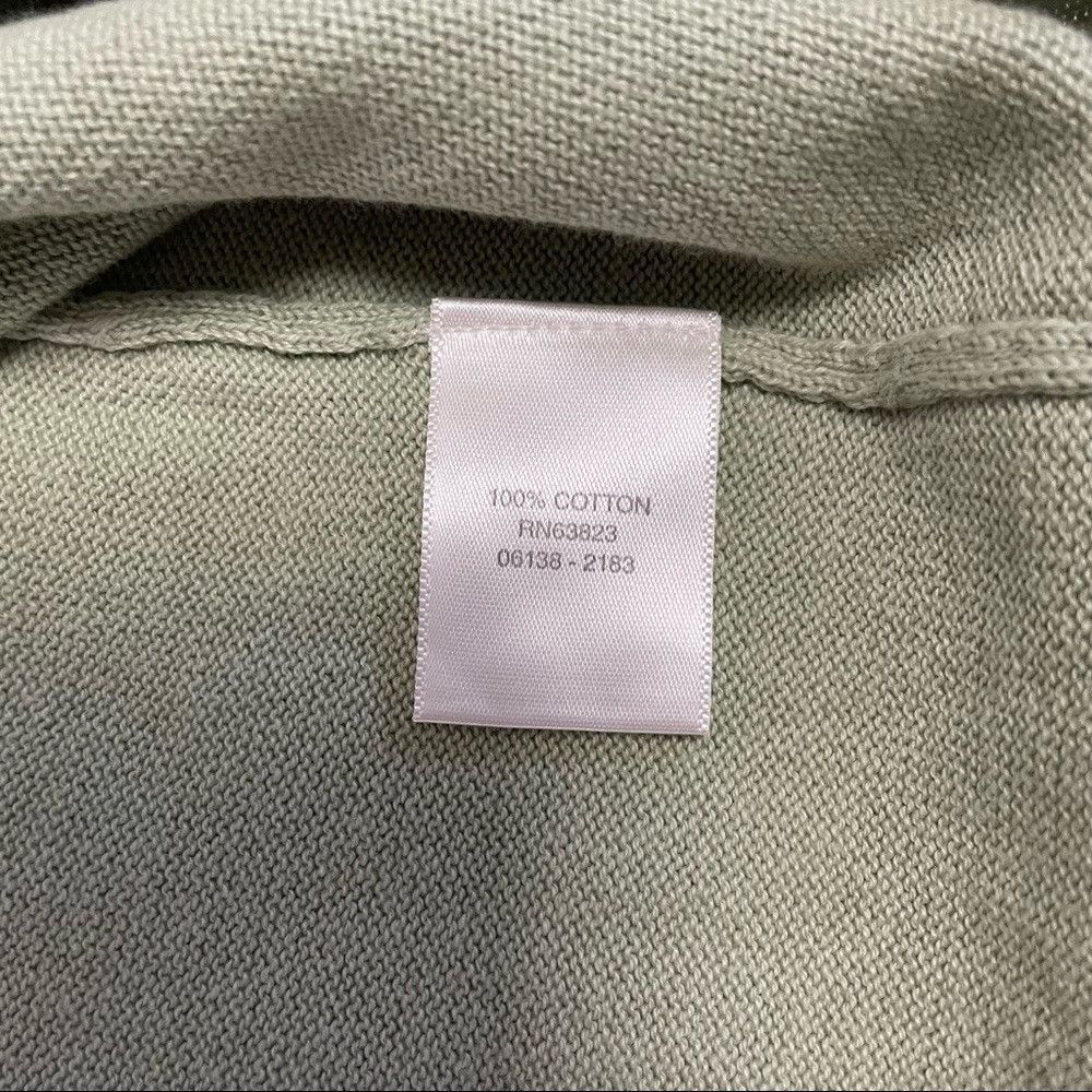 Other NWT New Christopher & Banks Sage Cotton Sage Button Details Size M / US 6-8 / IT 42-44 - 8 Thumbnail
