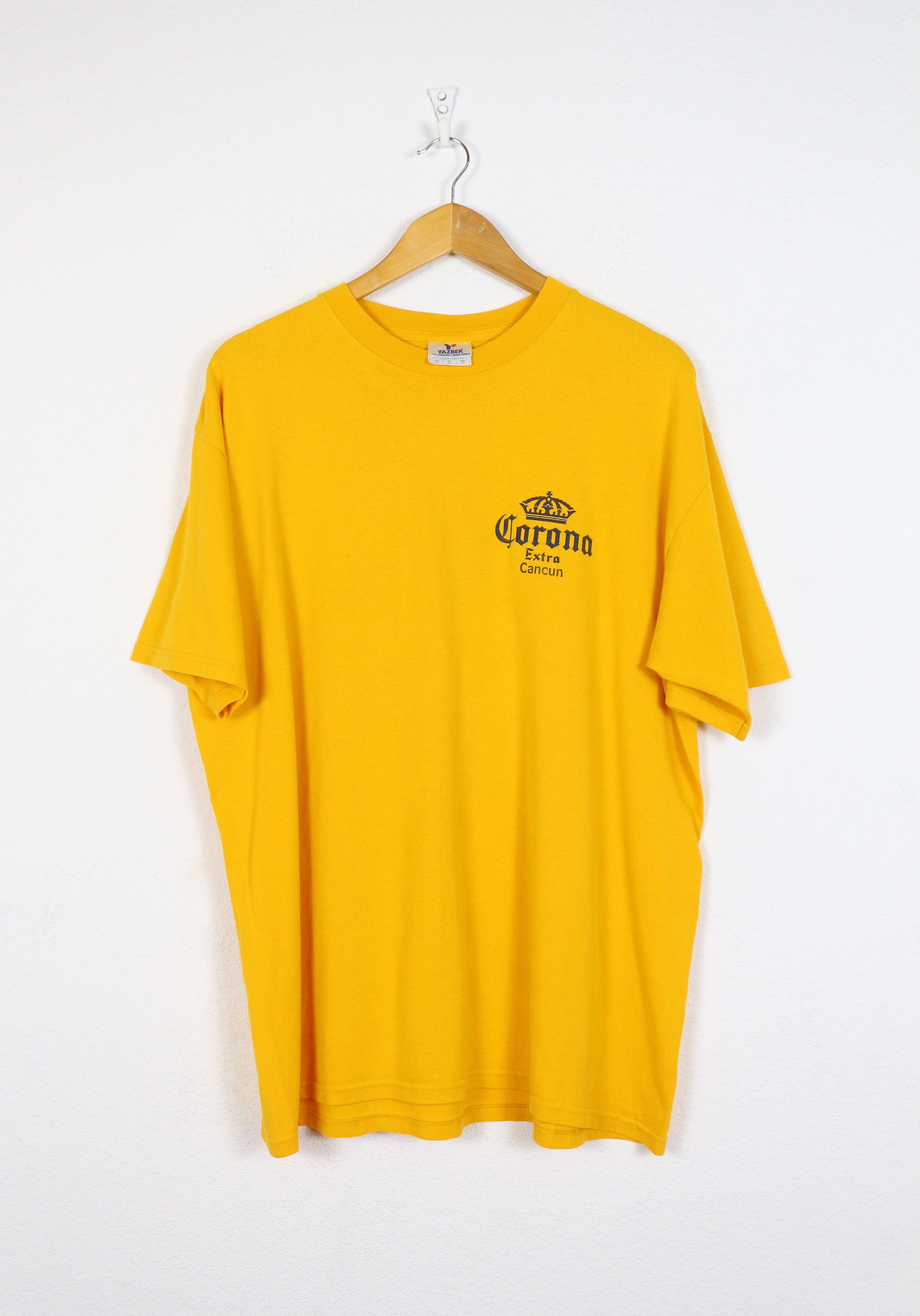 Vintage Vintage Corona Extra Cancun Beer Logo Tee T-Shirt 90s Size US XL / EU 56 / 4 - 1 Thumbnail