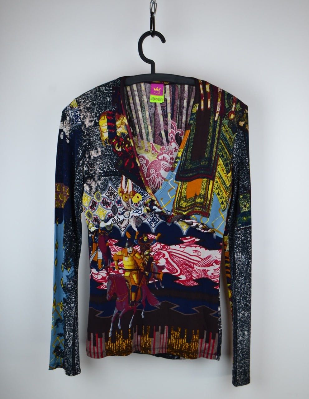 Japanese Brand Save The Queen Top Size Y2K Asian Cavalry Art To Wear Boho Size M / US 6-8 / IT 42-44 - 1 Thumbnail