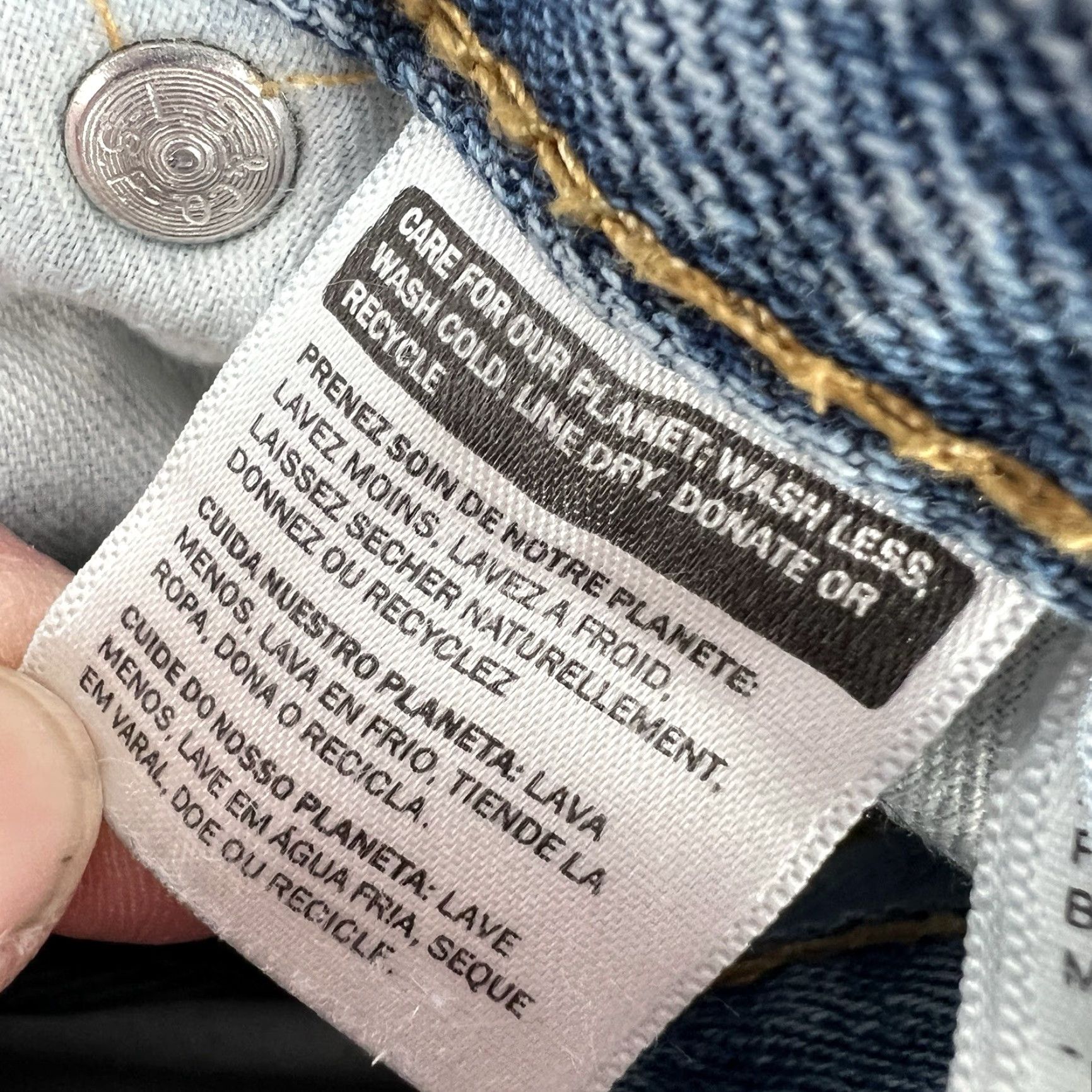 Levi's Levi's 550 Jeans Mens 36x30 Blue Relaxed Tapered Denim Medium Wash Casual Size US 36 / EU 52 - 7 Thumbnail