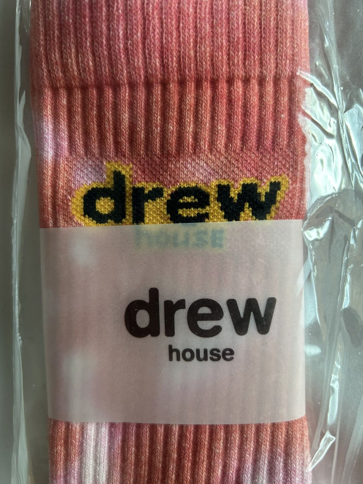 Drew House × Justin Bieber Drew House Socks Justin Bieber Tie Dye Spellout Size ONE SIZE - 4 Thumbnail