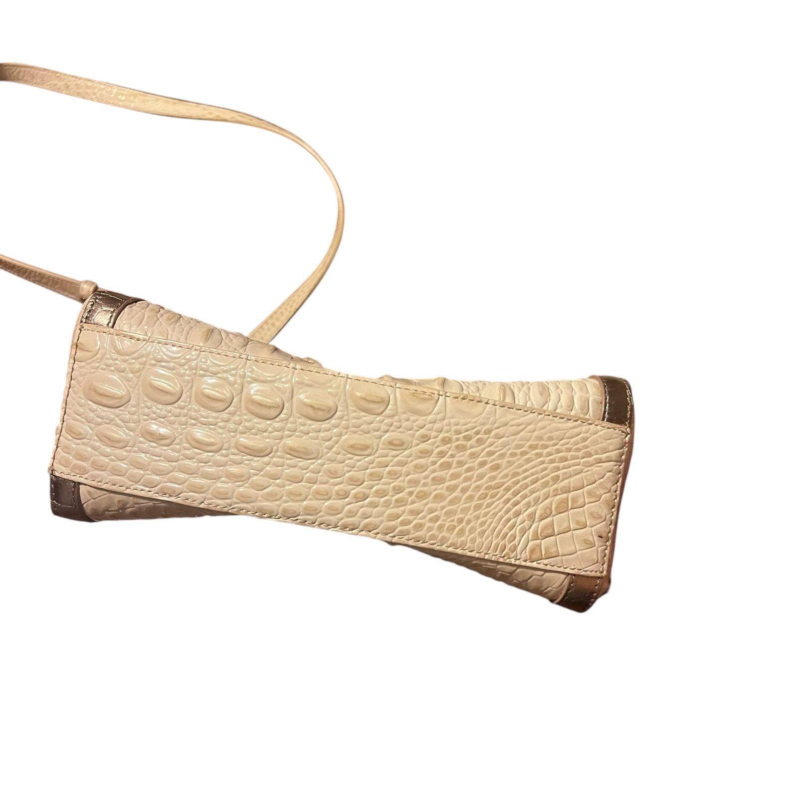 BRAHMIN Brahmin Carrie Crossbody Bag Sunglow Dakota Ivory Retired Size ONE SIZE - 5 Thumbnail