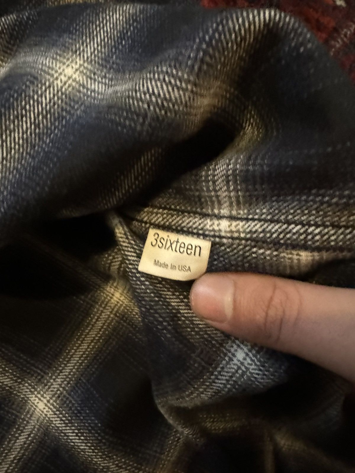 3sixteen 3sixteen shadow plaid cotton button down USA Size US XL / EU 56 / 4 - 3 Thumbnail