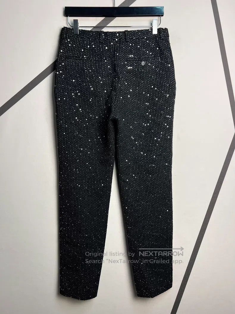 Saint Laurent Paris Saint Laurent Paris Starry Sequin Wool Trousers Size US 30 / EU 46 - 2 Thumbnail