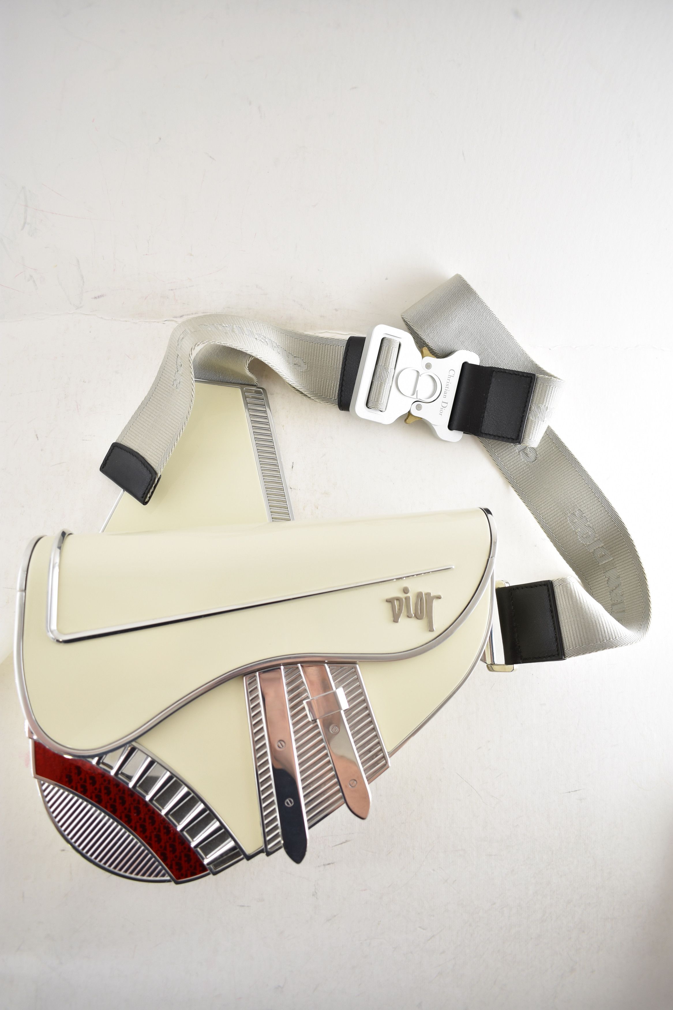 Dior Dior Shawn Stussy Kim Jones Metal Saddle Cadillac Runway Bag Size ONE SIZE - 5 Thumbnail